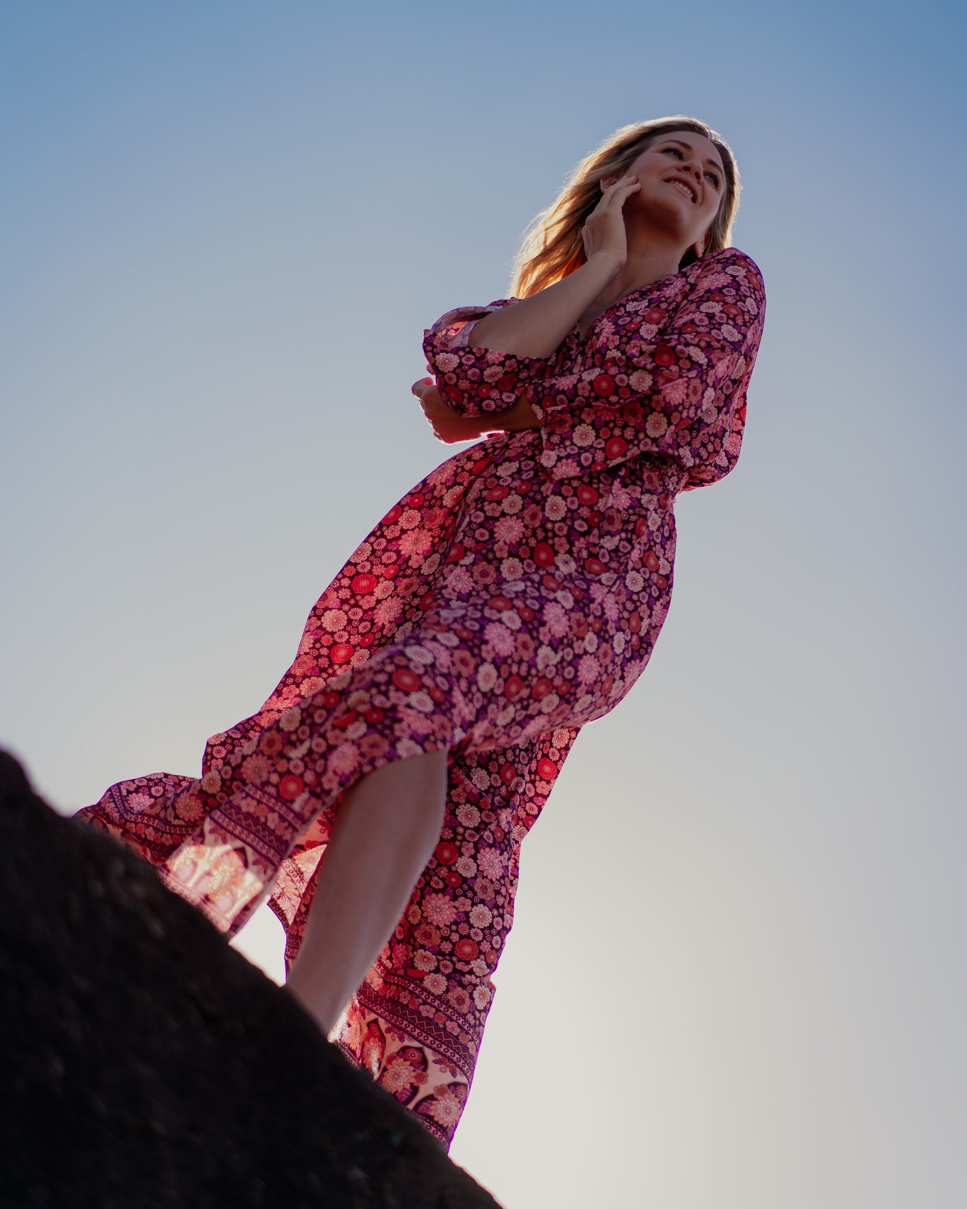 ARIEL MAXI DRESS MALBEC