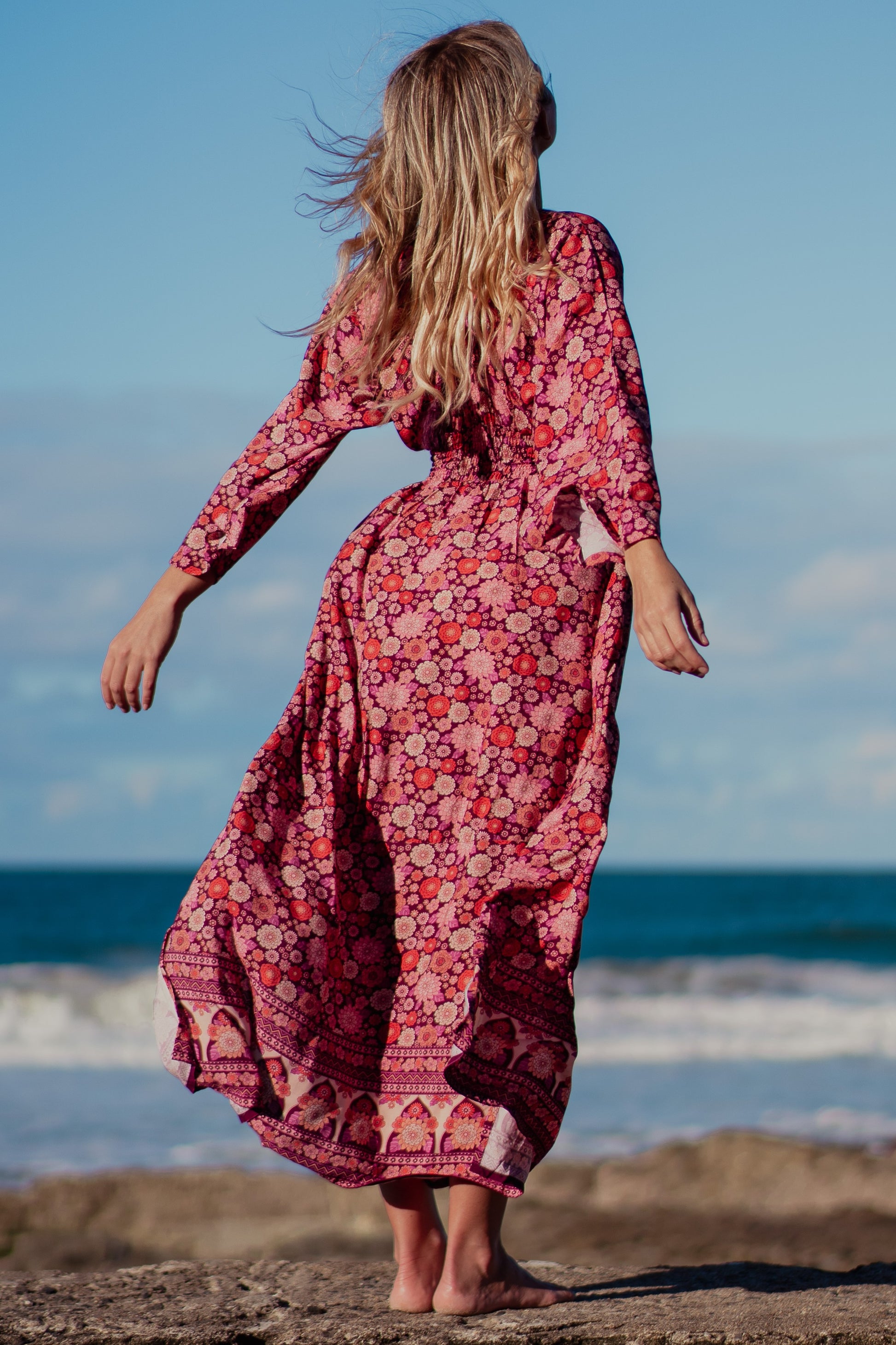 ARIEL MAXI DRESS MALBEC