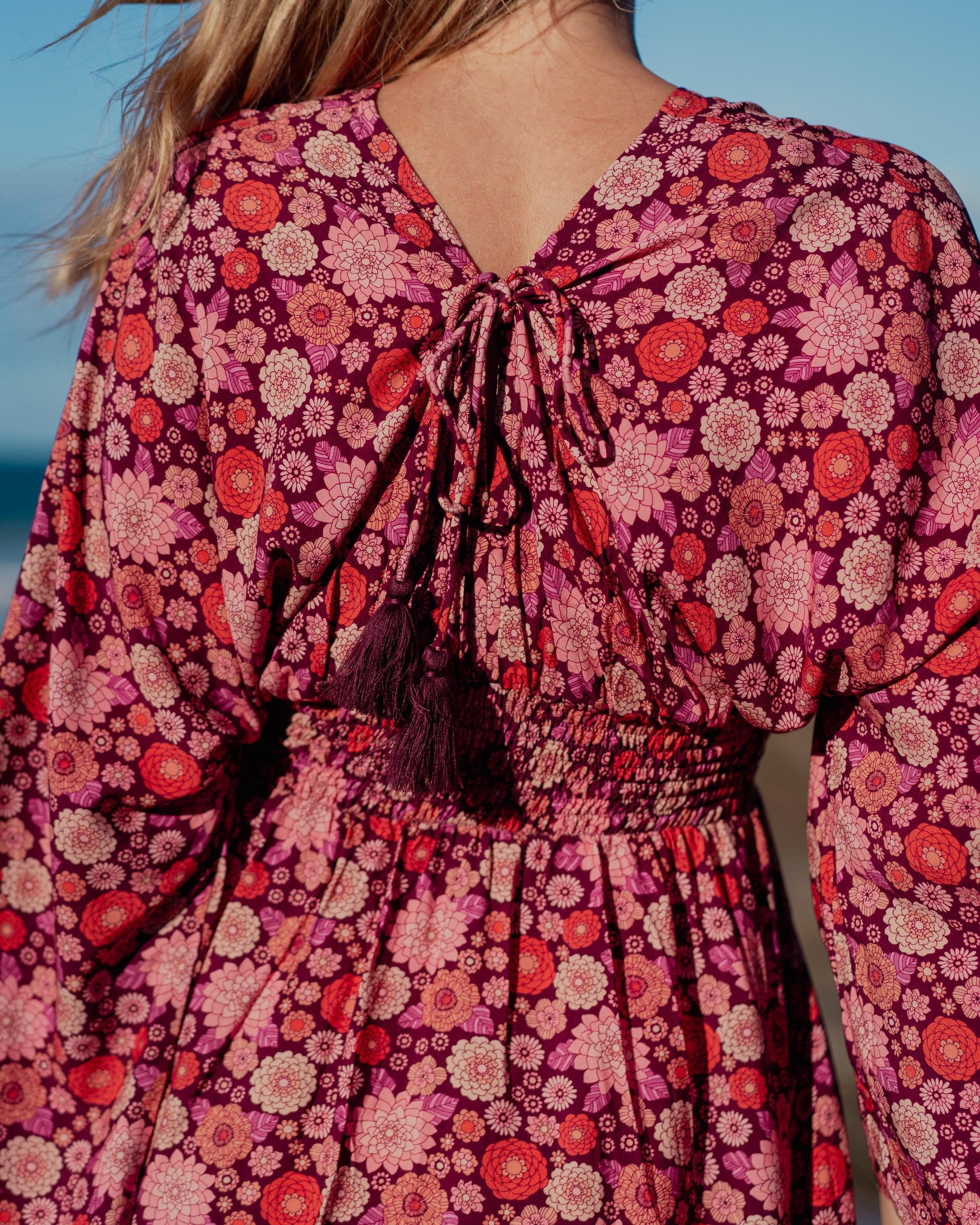 ARIEL MAXI DRESS MALBEC