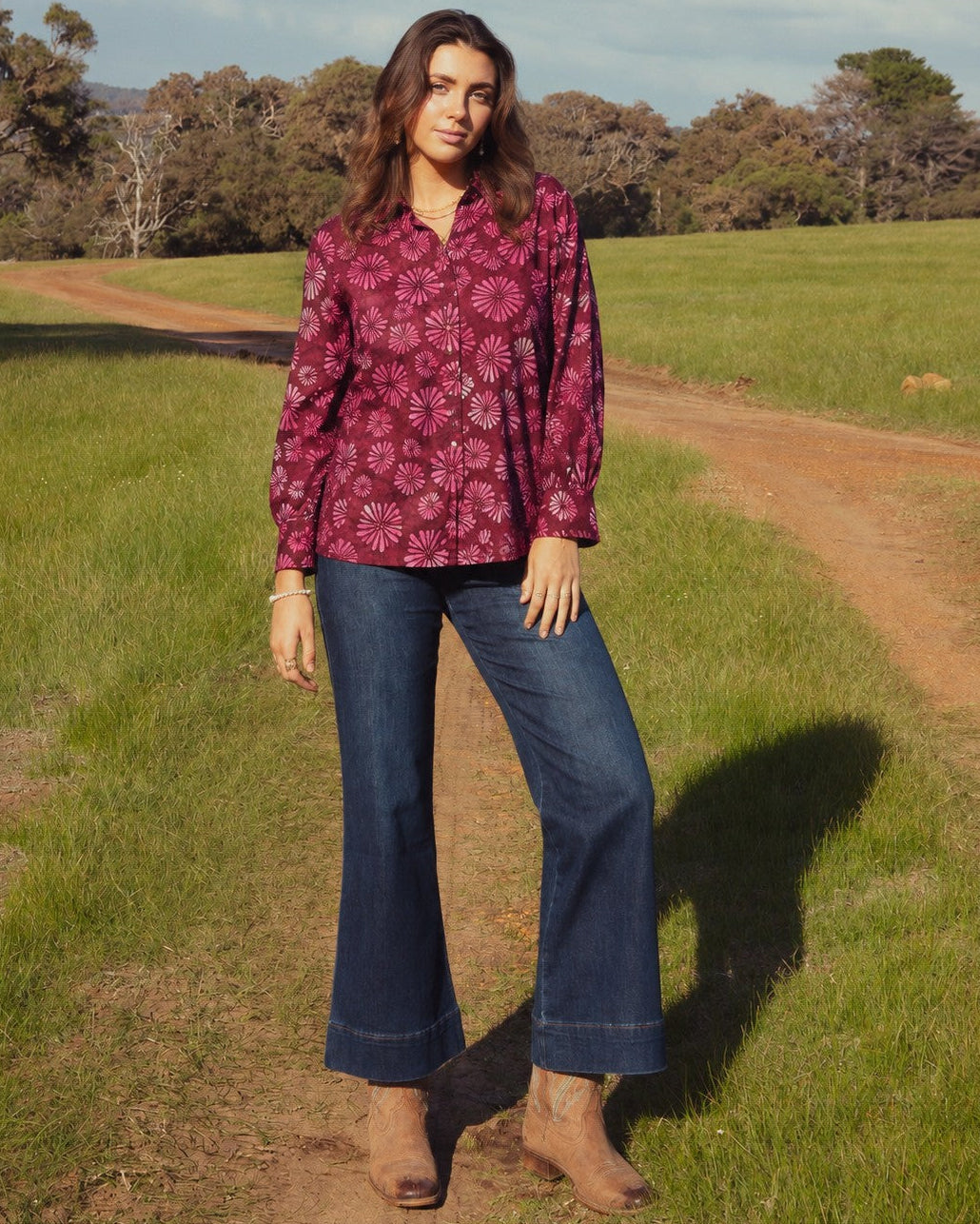 CAROLINE SHIRT COSMOS