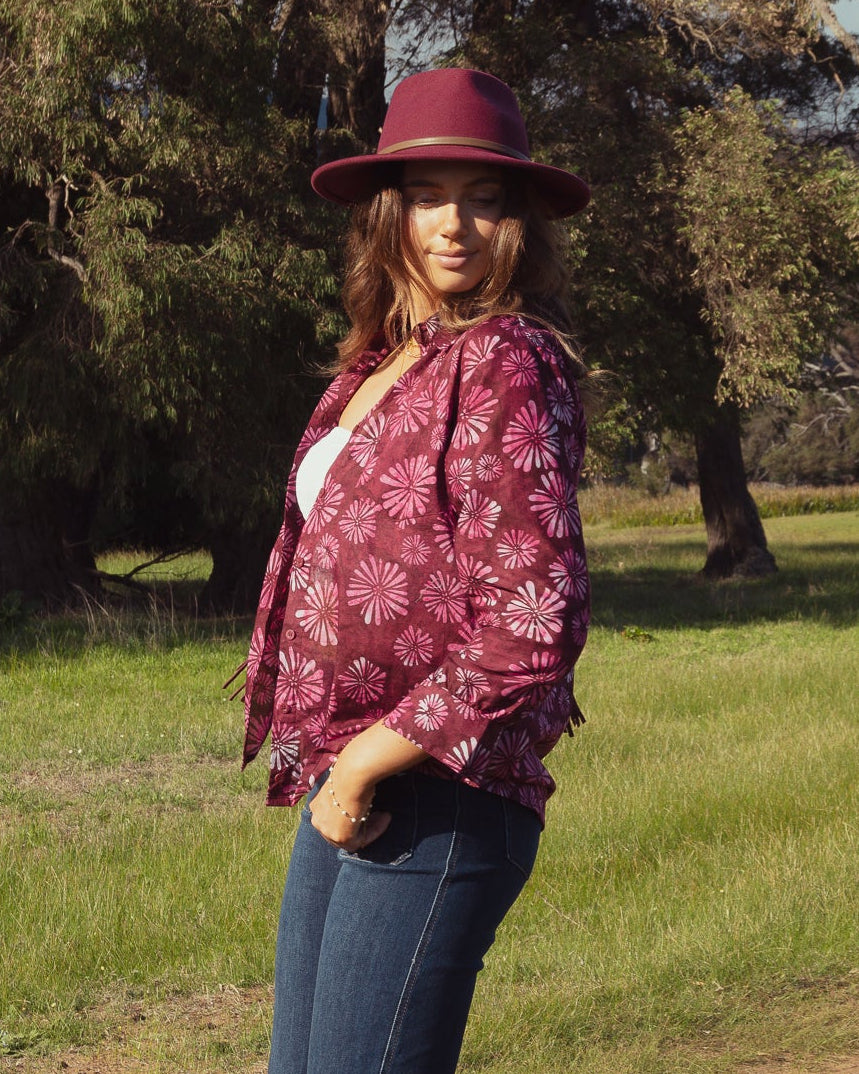 CAROLINE SHIRT COSMOS