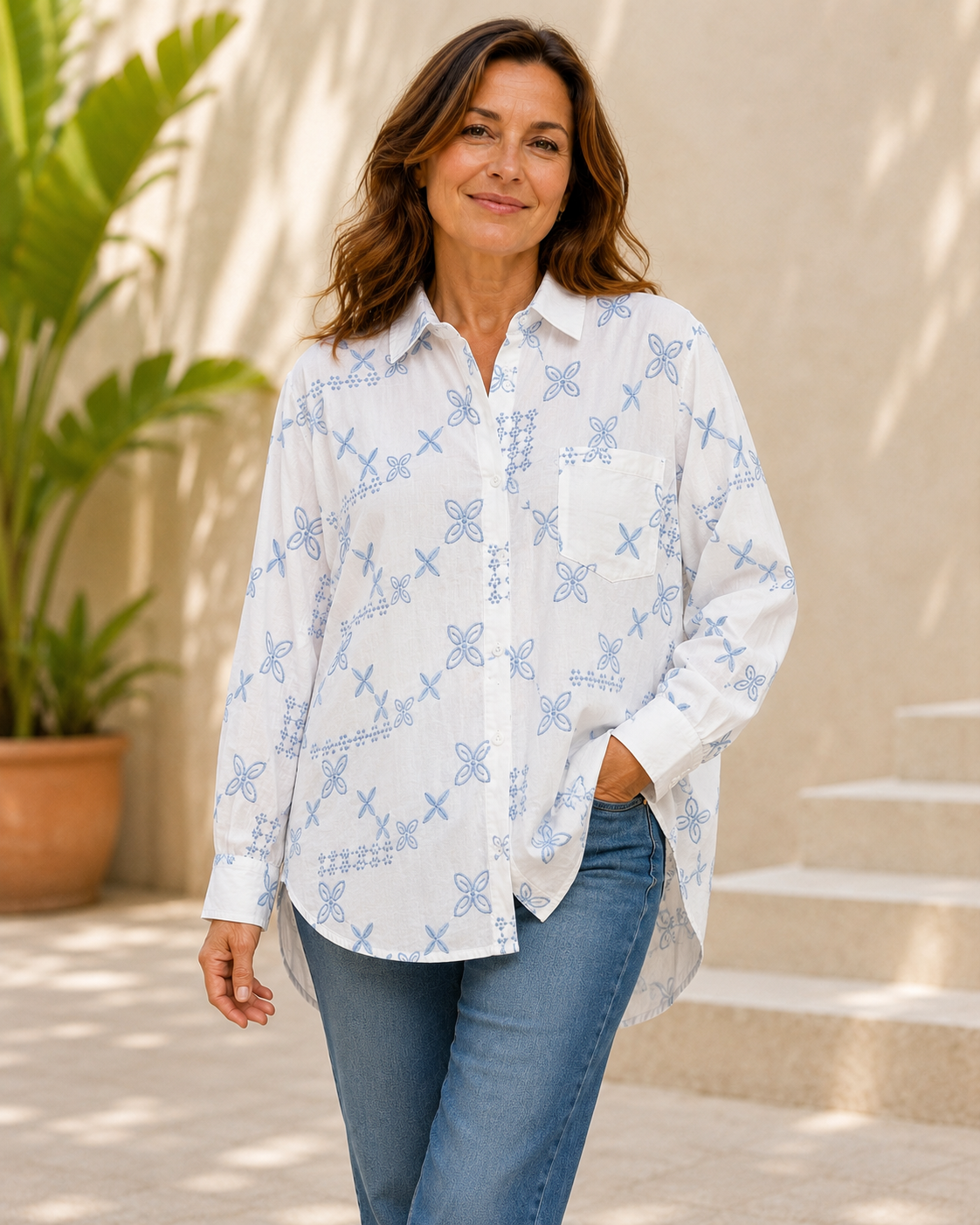 CAROLINE SHIRT SKY