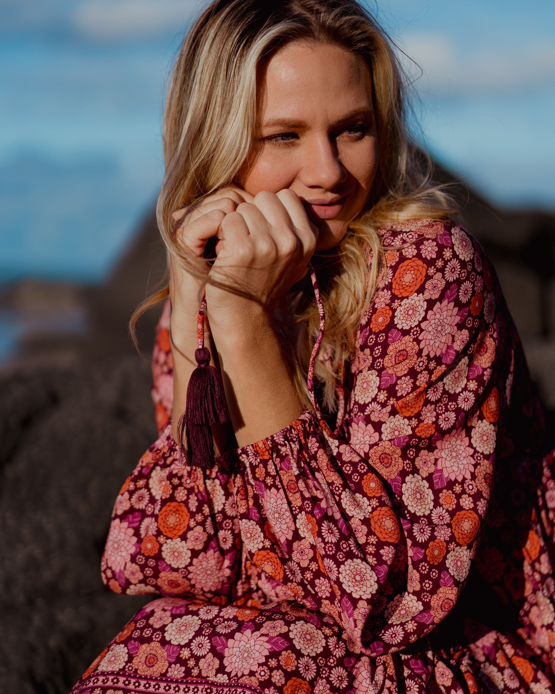 ARABELLA MAXI DRESS MALBEC