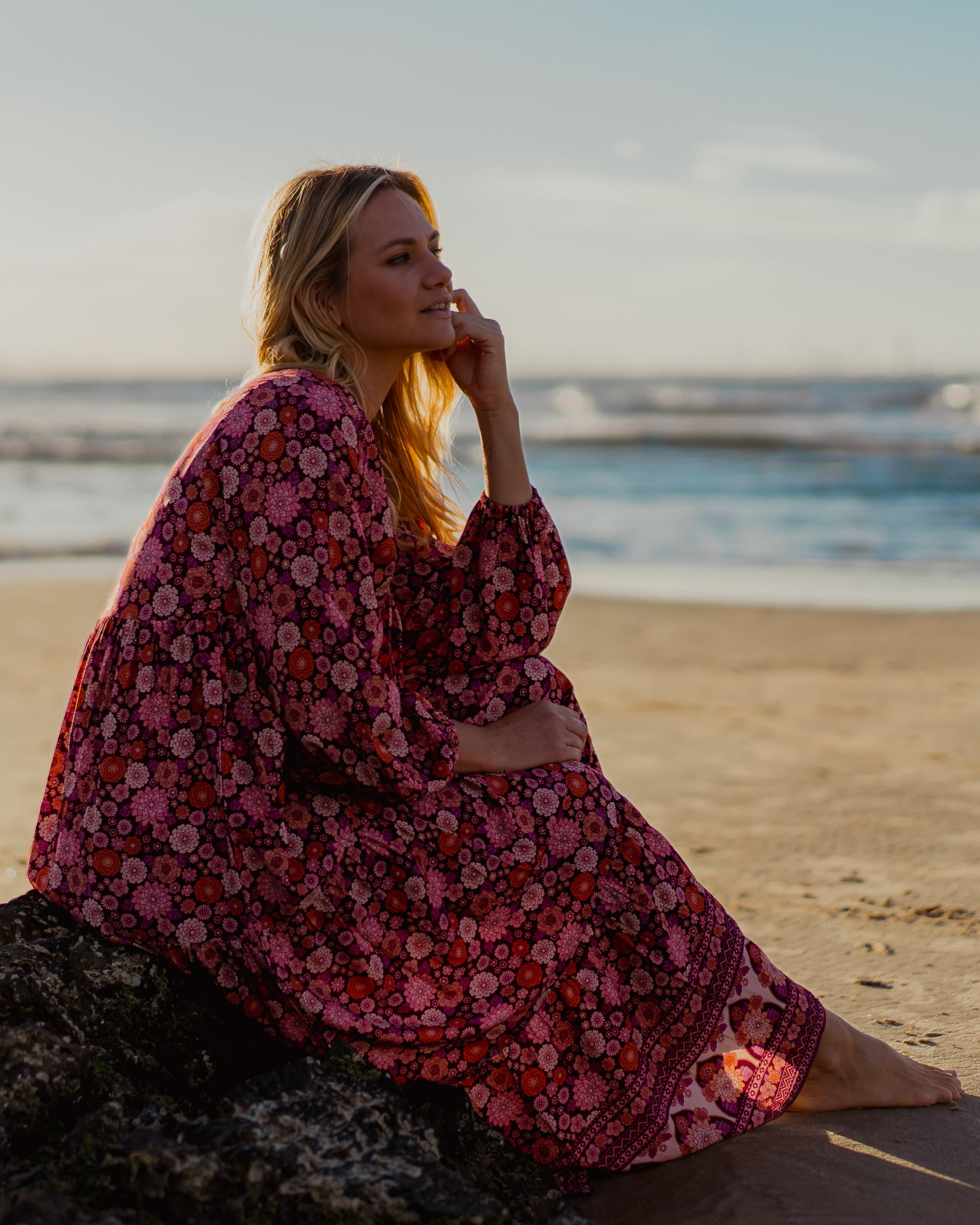 ARABELLA MAXI DRESS MALBEC