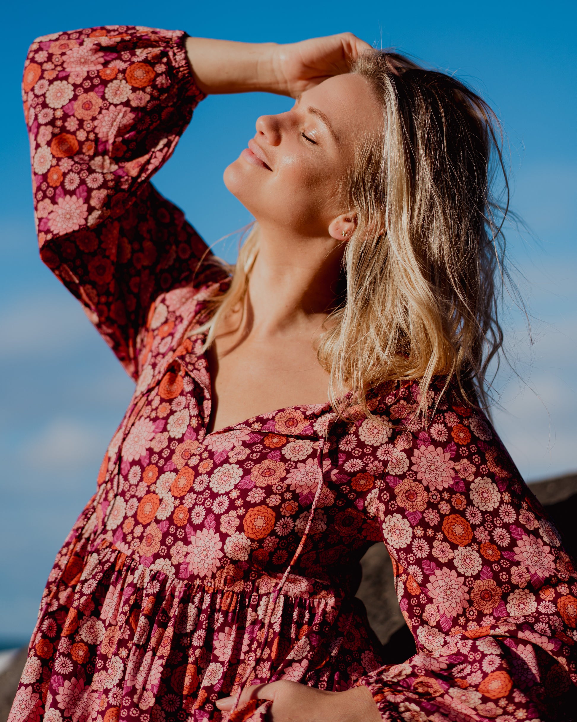 ARABELLA MAXI DRESS MALBEC