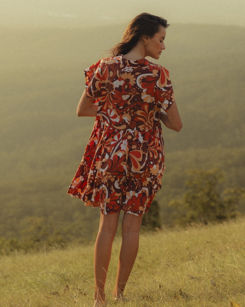 CARA MINI DRESS CARAMELLO