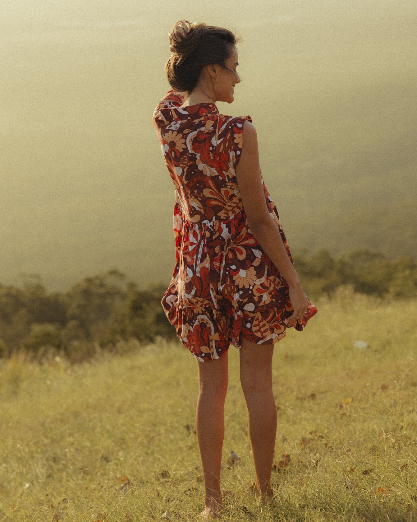 CARA MINI DRESS CARAMELLO