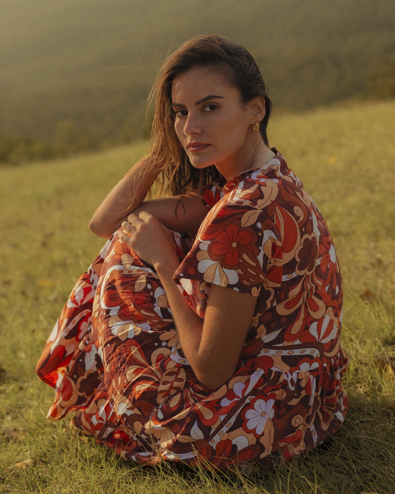 CARA MINI DRESS CARAMELLO