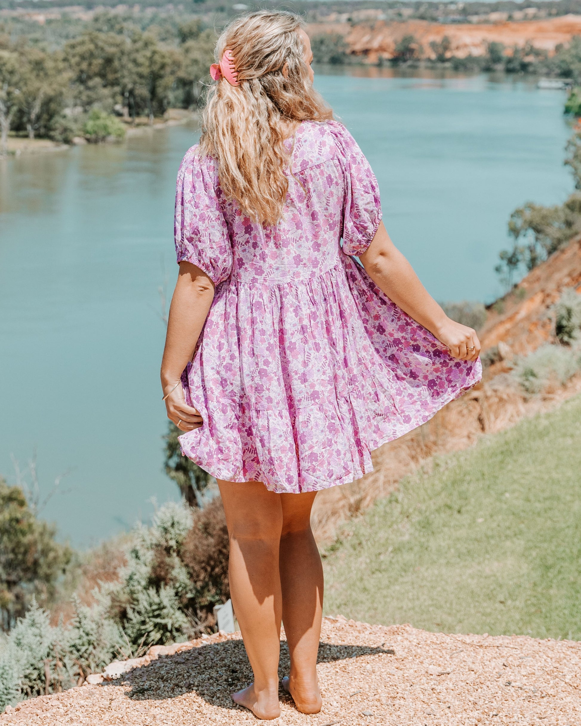 NINA MINI DRESS WILDBERRY