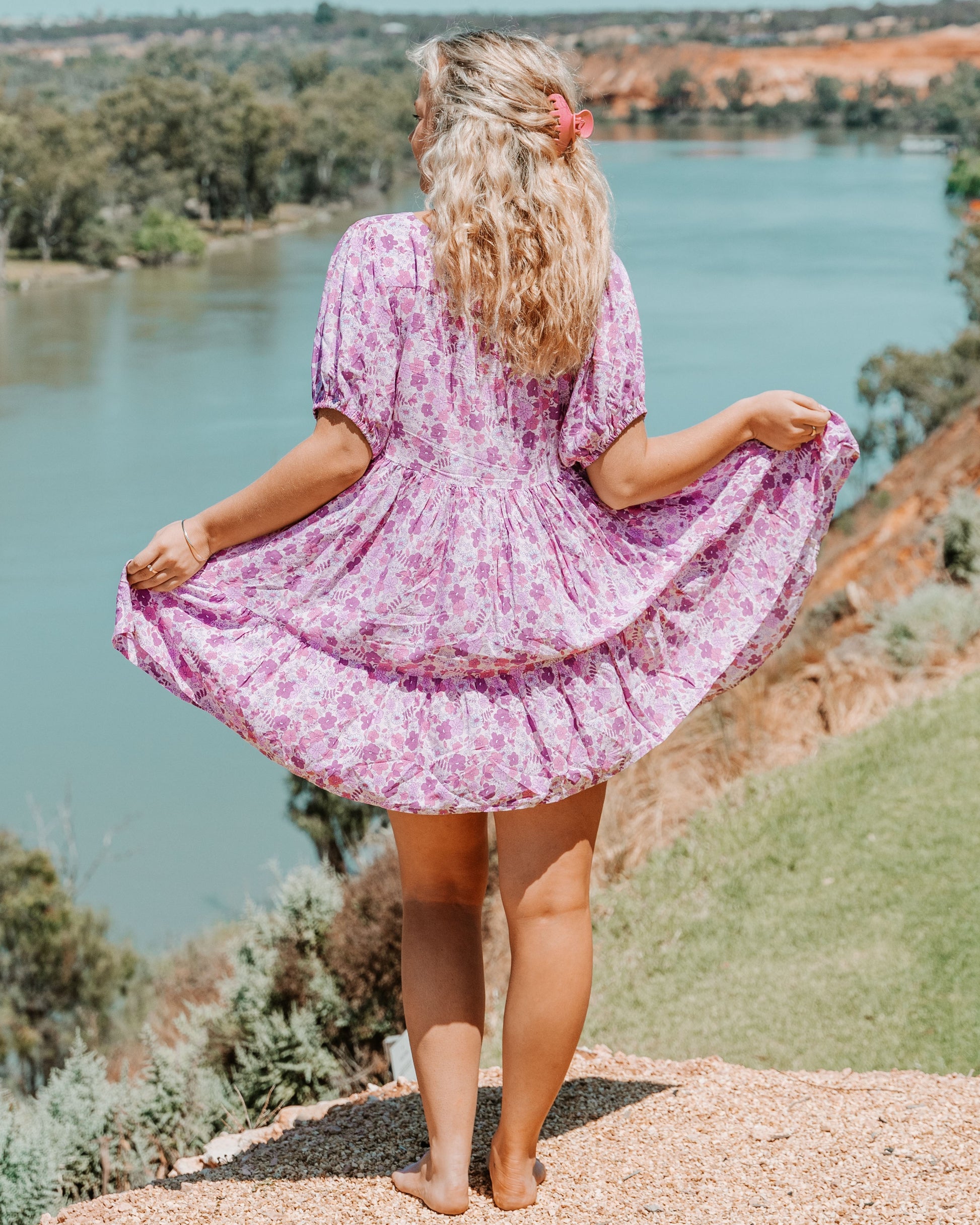 NINA MINI DRESS WILDBERRY