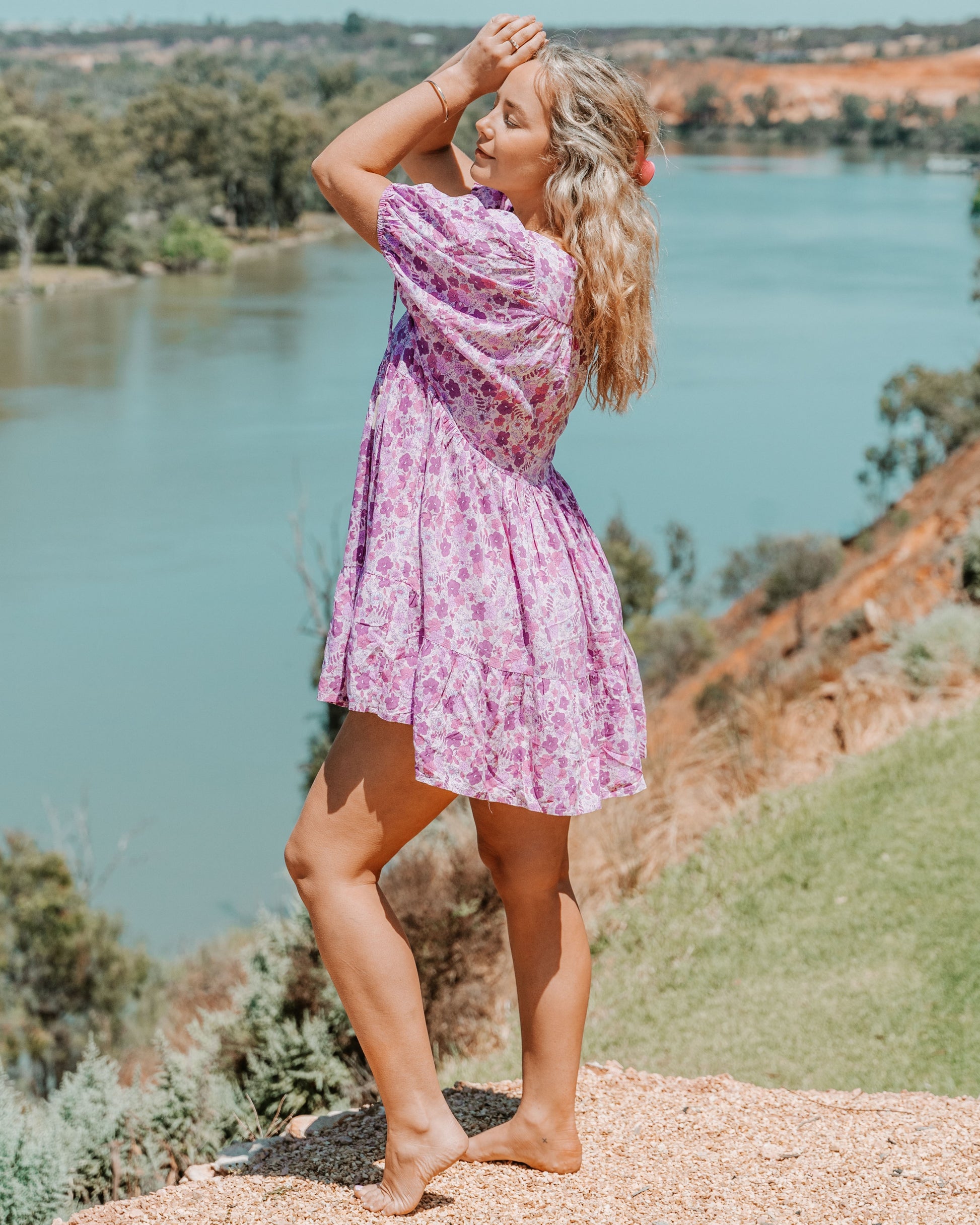 NINA MINI DRESS WILDBERRY