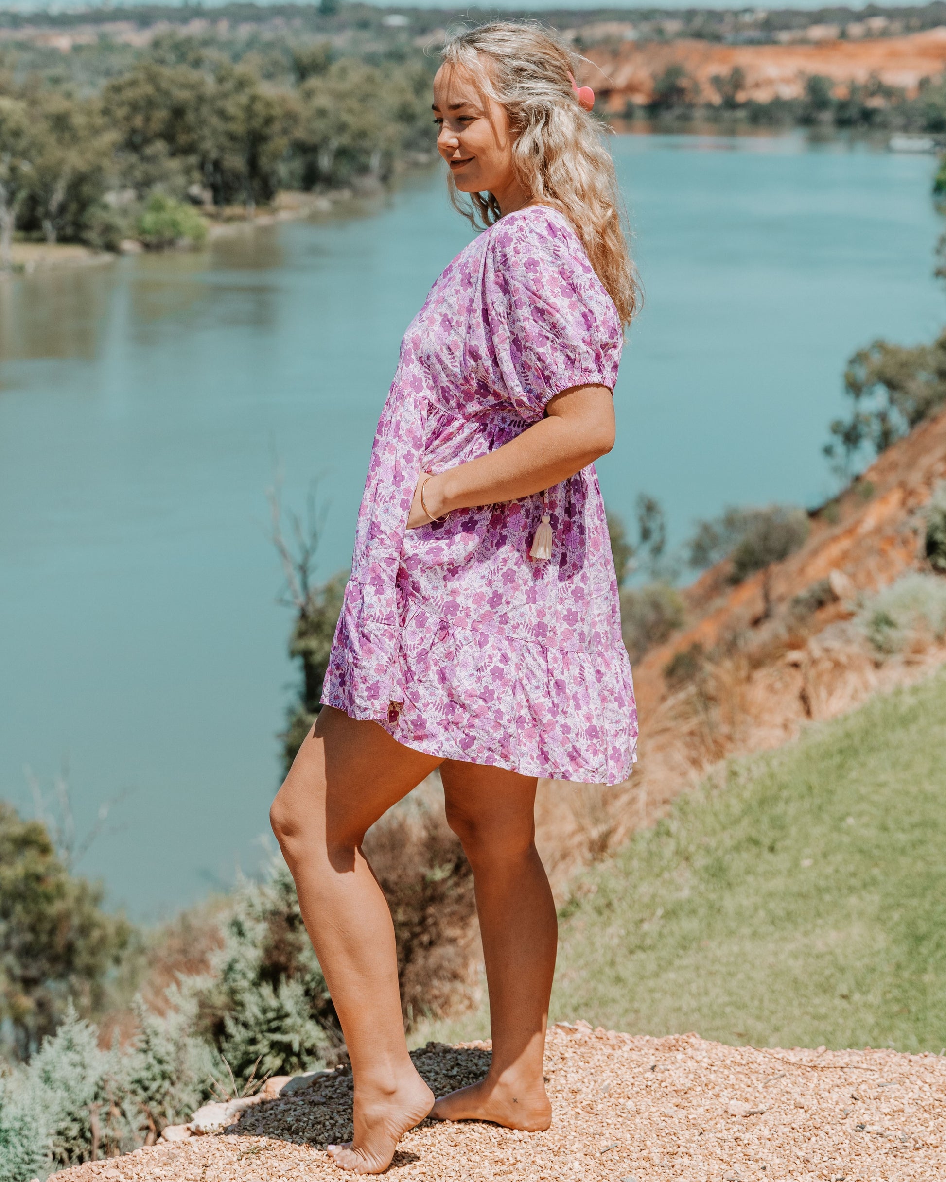 NINA MINI DRESS WILDBERRY