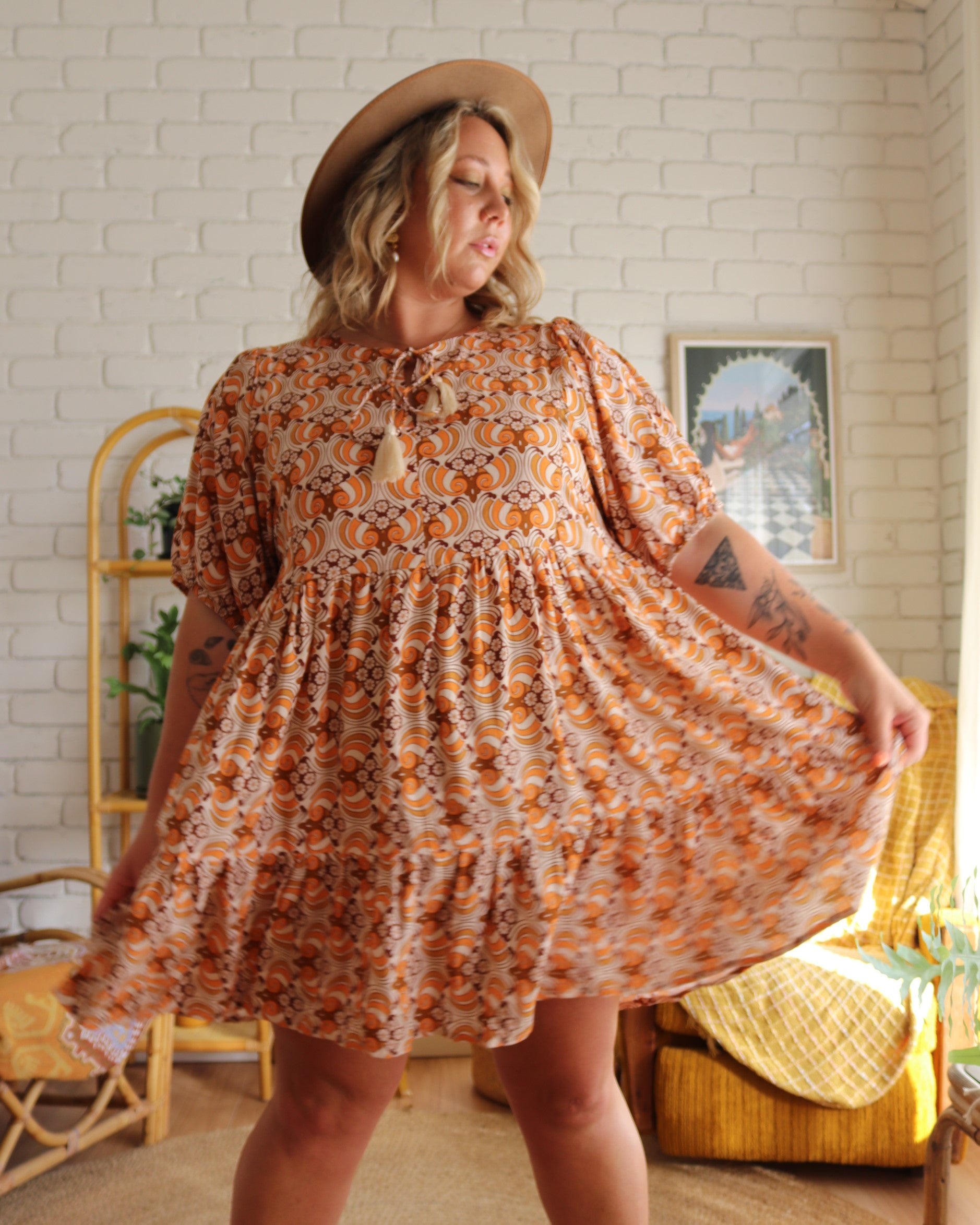 NINA MINI DRESS TWIGGY