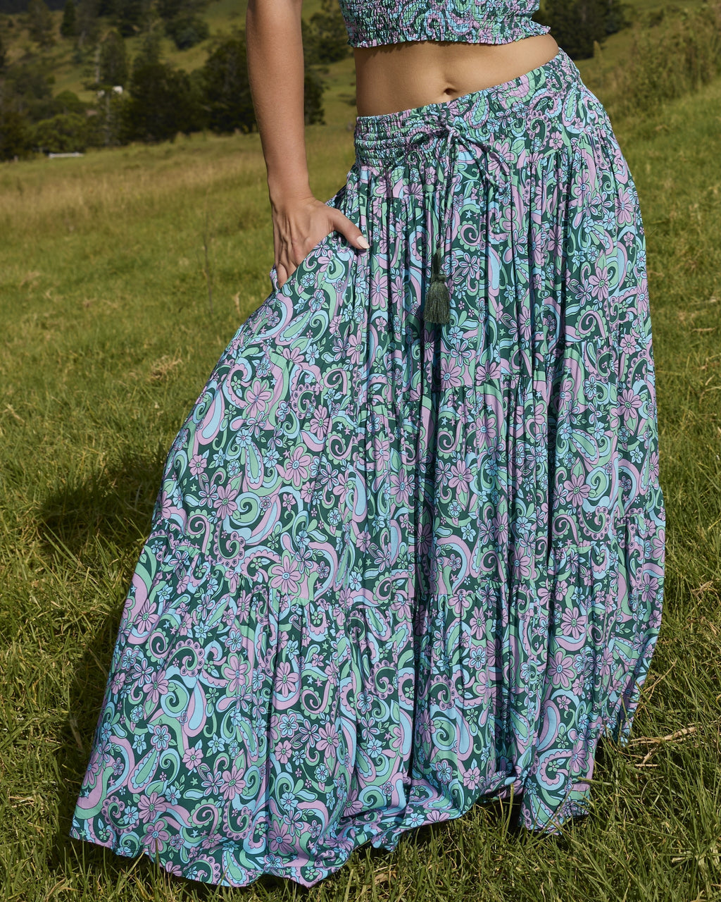 OAKLEY MAXI SKIRT SUMMER OF LOVE