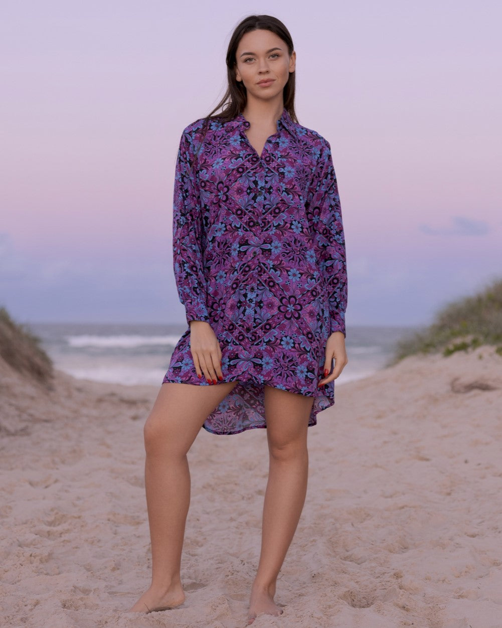 BILLIE SHIRT DRESS MIDNIGHT ECLIPSE