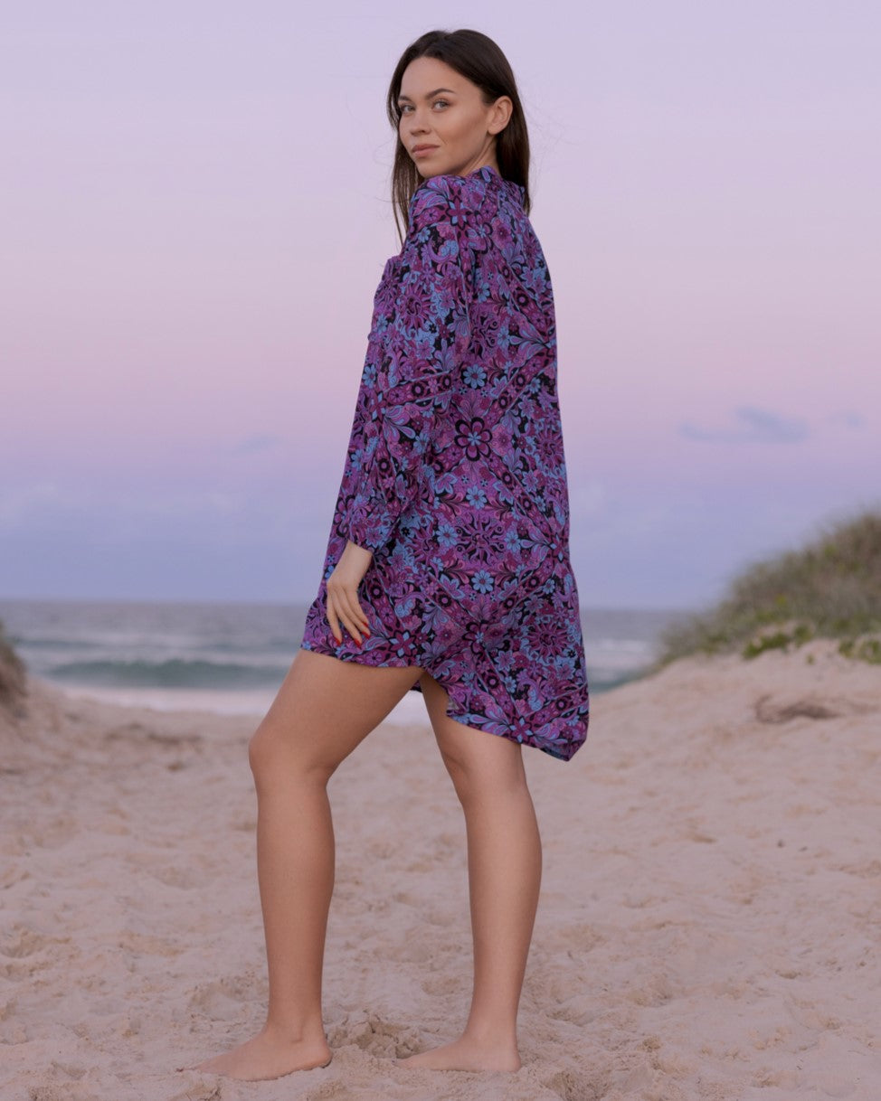 BILLIE SHIRT DRESS MIDNIGHT ECLIPSE