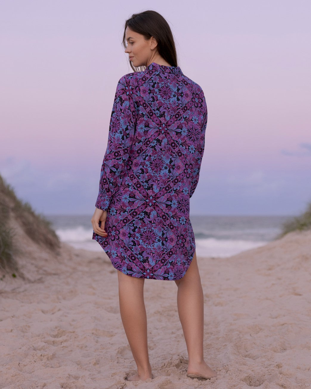BILLIE SHIRT DRESS MIDNIGHT ECLIPSE