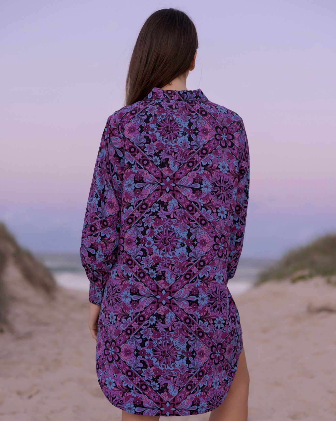 BILLIE SHIRT DRESS MIDNIGHT ECLIPSE