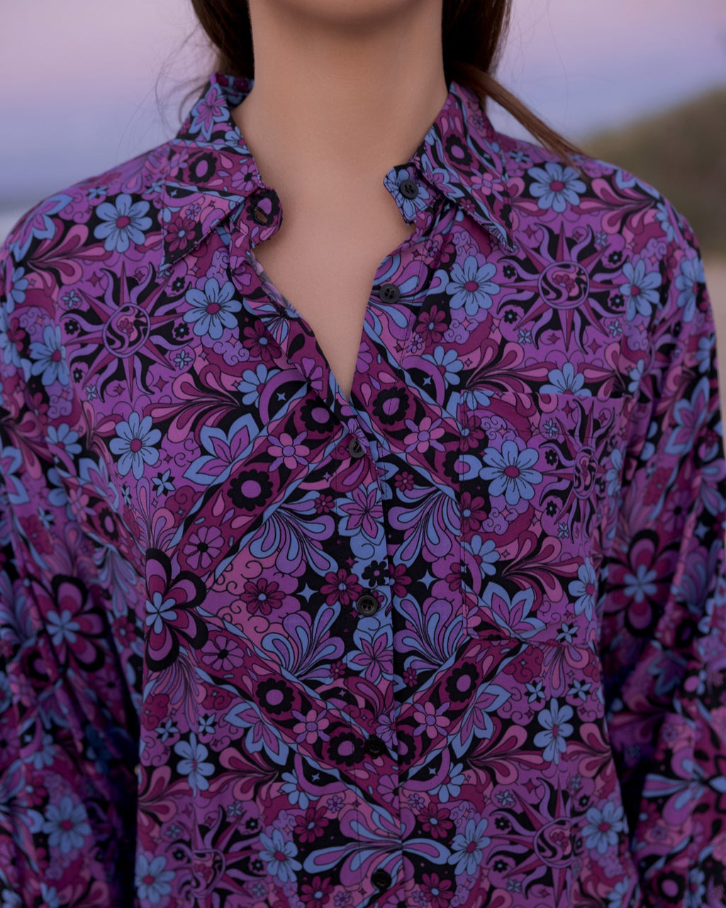 BILLIE SHIRT DRESS MIDNIGHT ECLIPSE