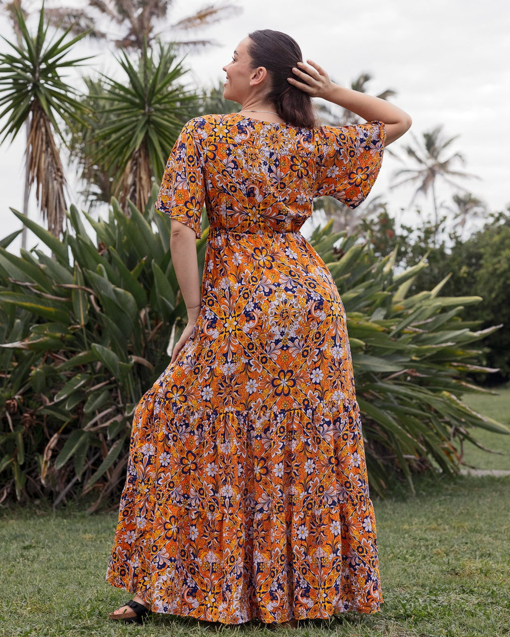 MARA MAXI DRESS GOLDEN ECLIPSE