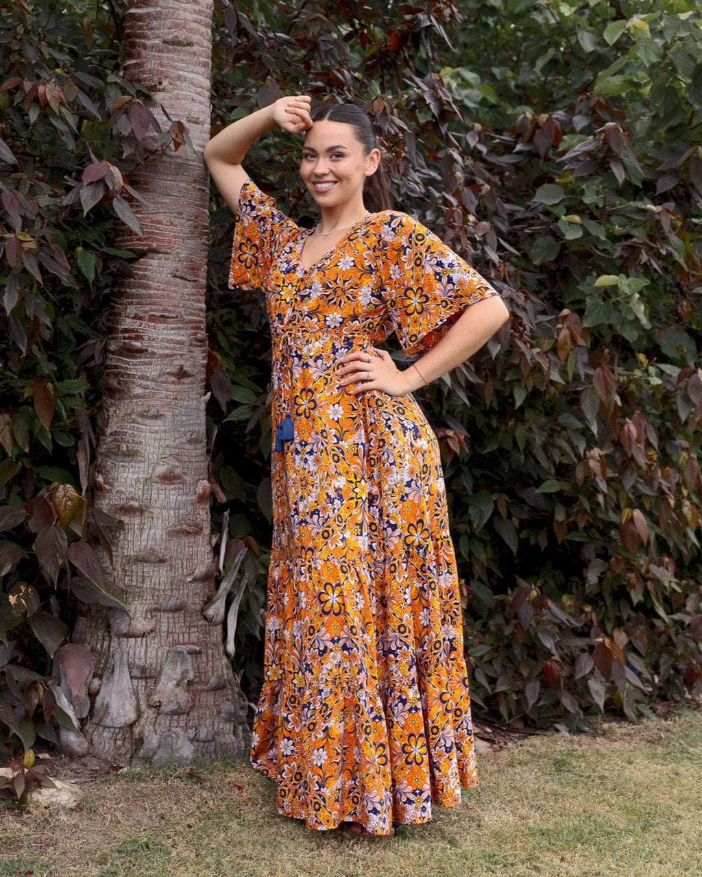 MARA MAXI DRESS GOLDEN ECLIPSE