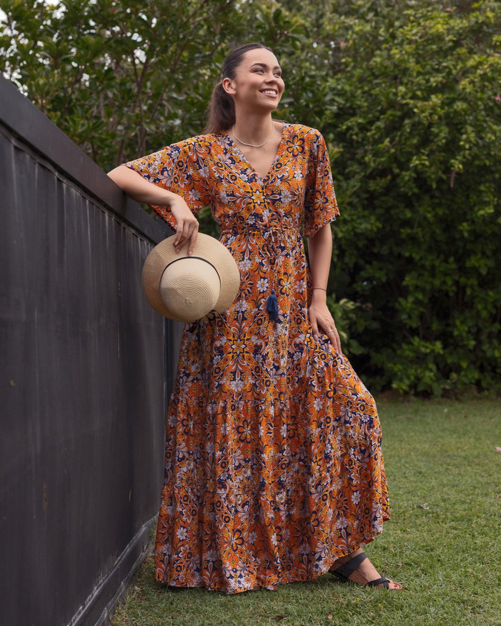 MARA MAXI DRESS GOLDEN ECLIPSE