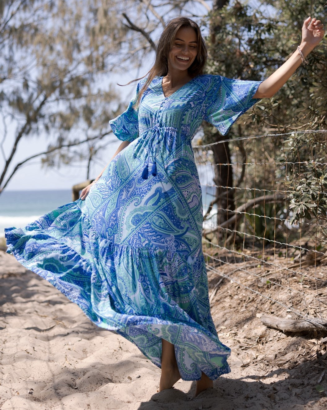 MARA MAXI DRESS CASCADE
