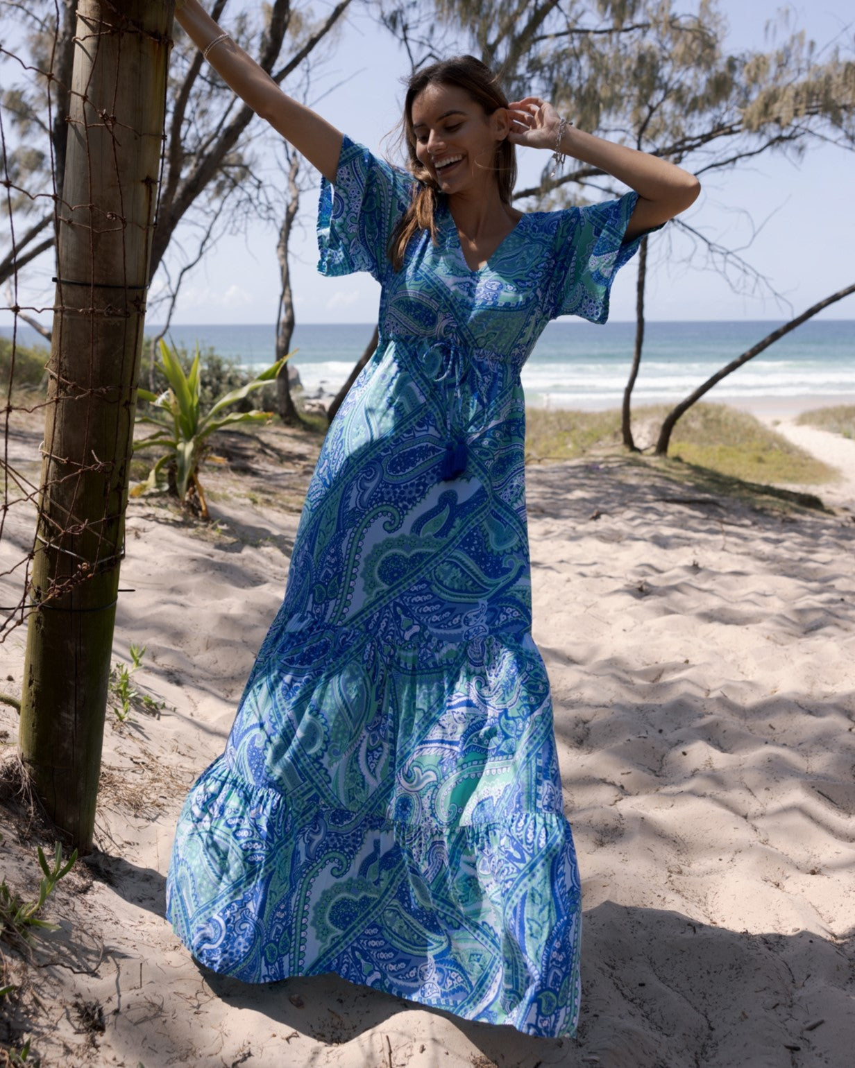 MARA MAXI DRESS CASCADE