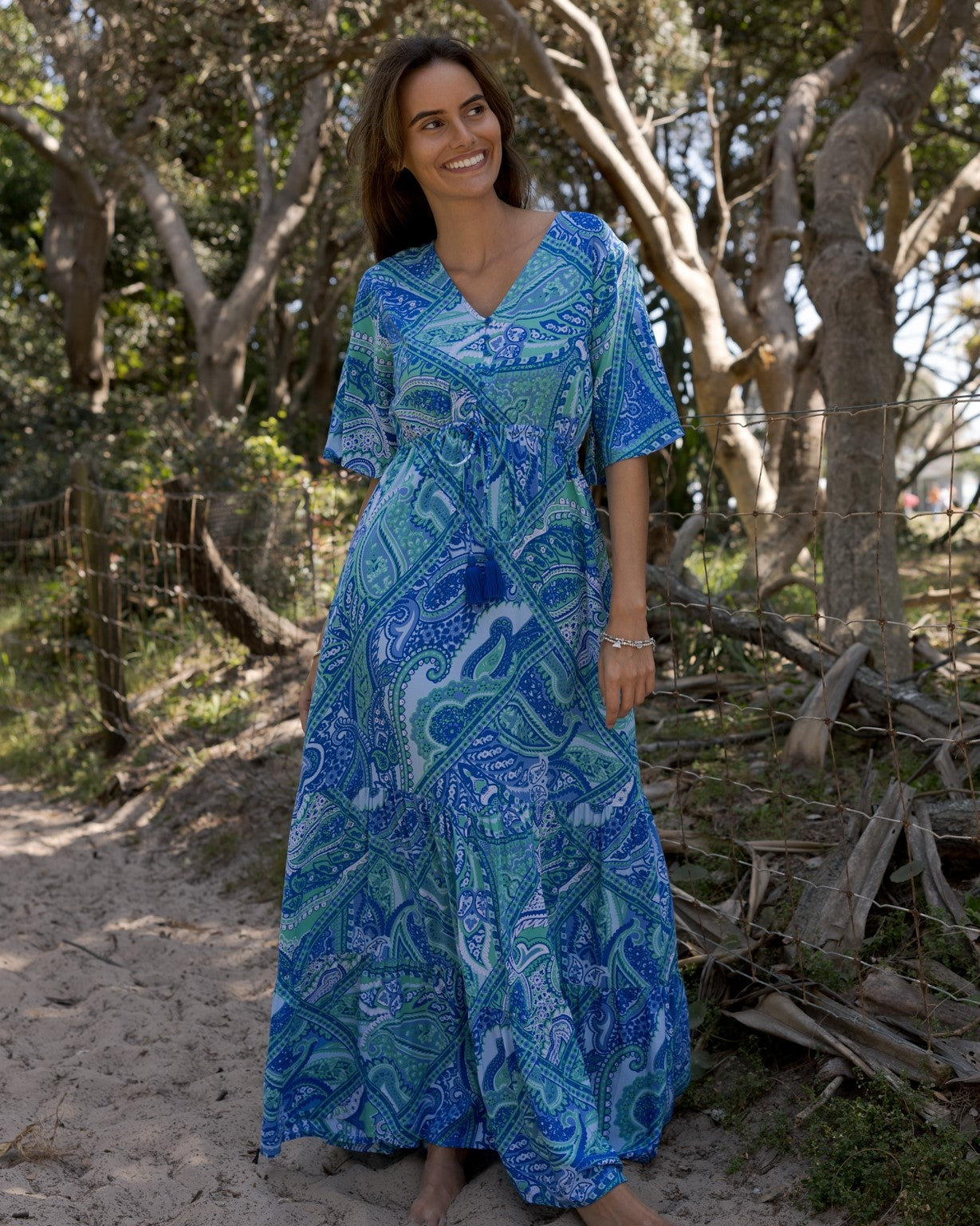 MARA MAXI DRESS CASCADE