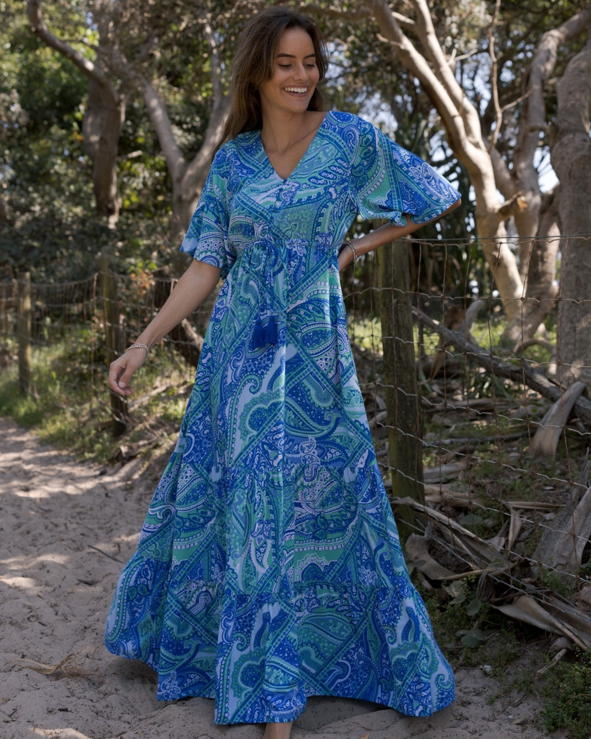 MARA MAXI DRESS CASCADE