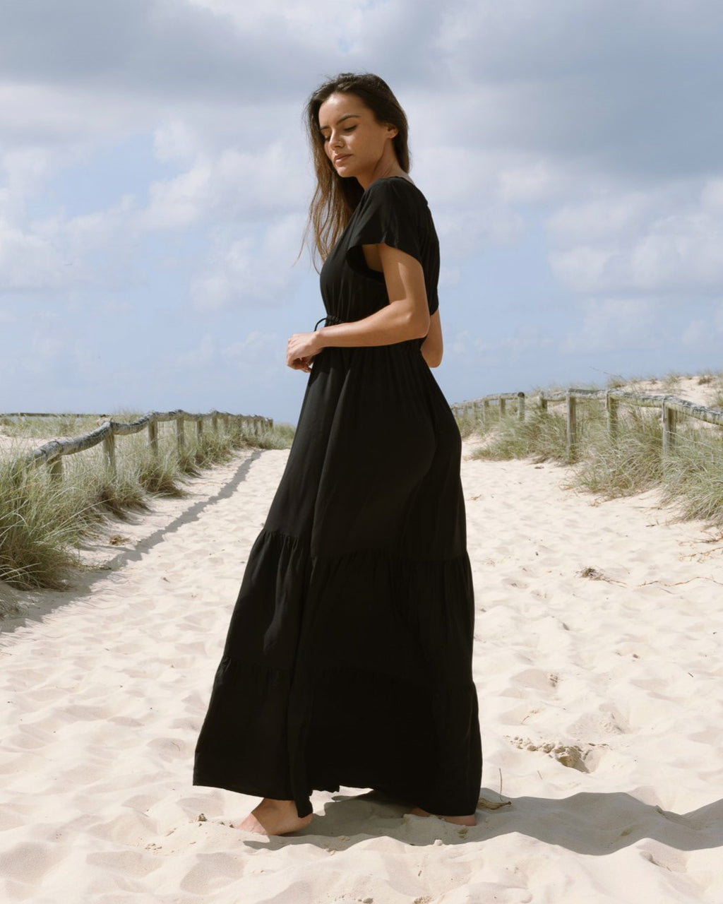 NOLA MAXI DRESS BLACK