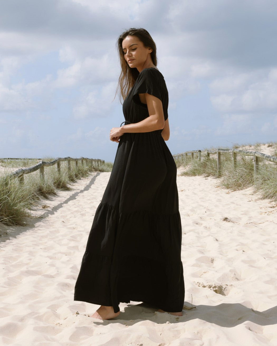 NOLA MAXI DRESS BLACK