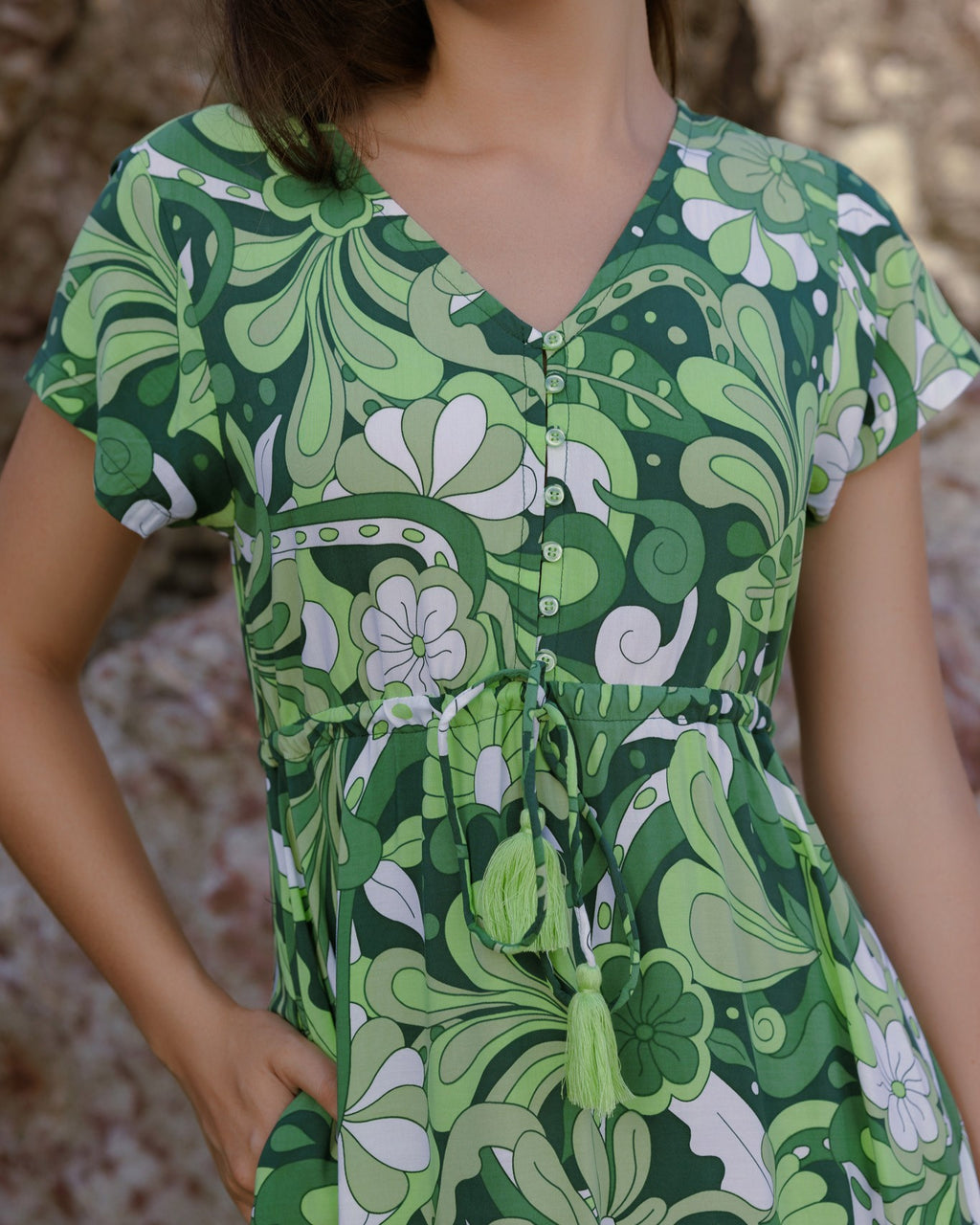 NOLA MAXI DRESS MOJITO