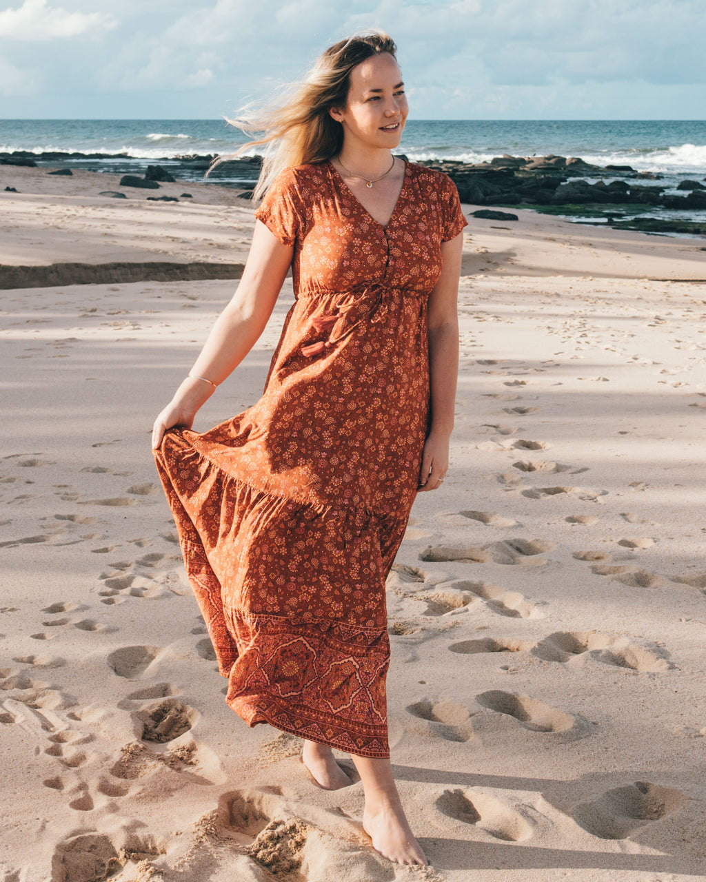 NOLA MAXI DRESS SAVANNA