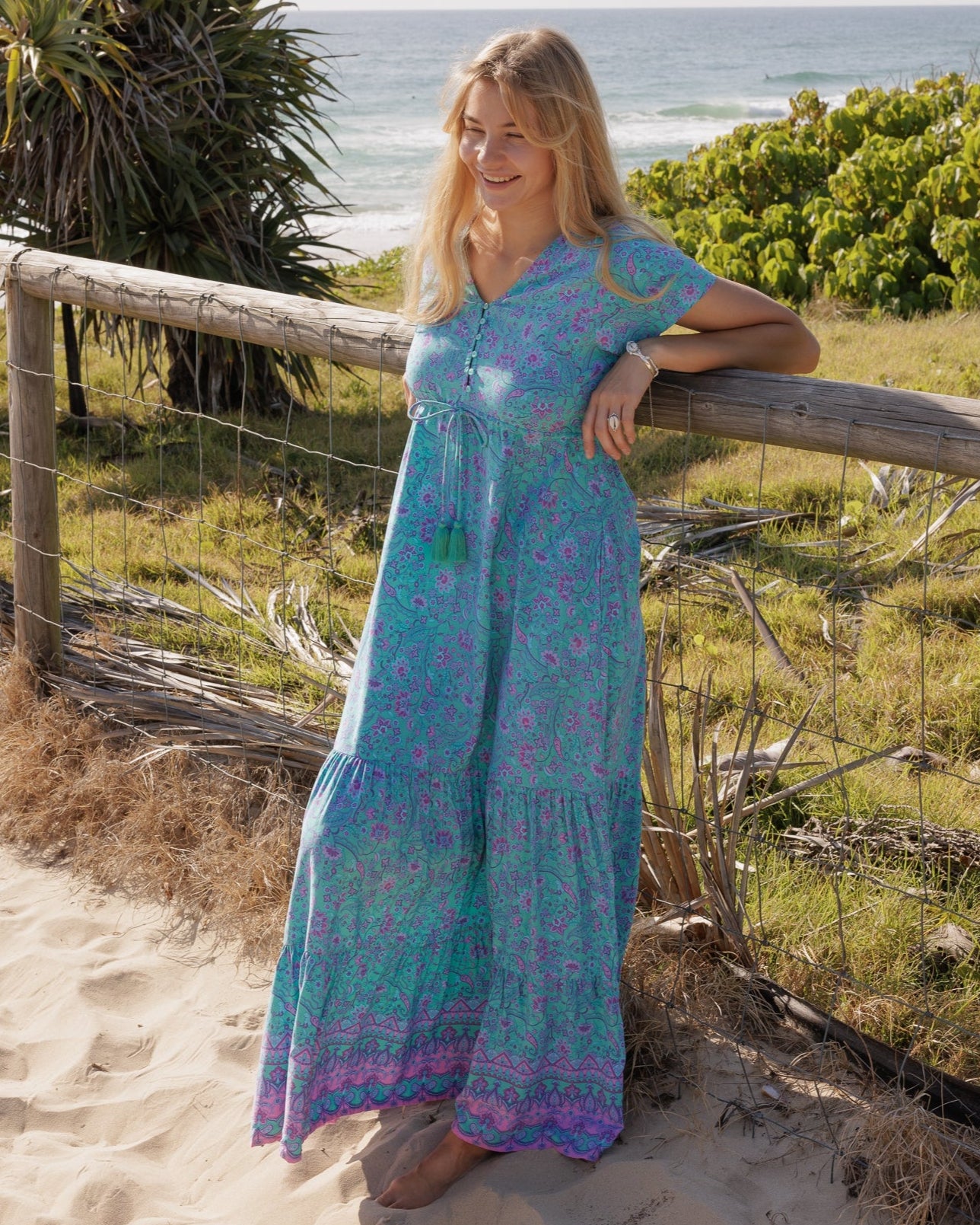 NOLA MAXI DRESS TRANQUILITY