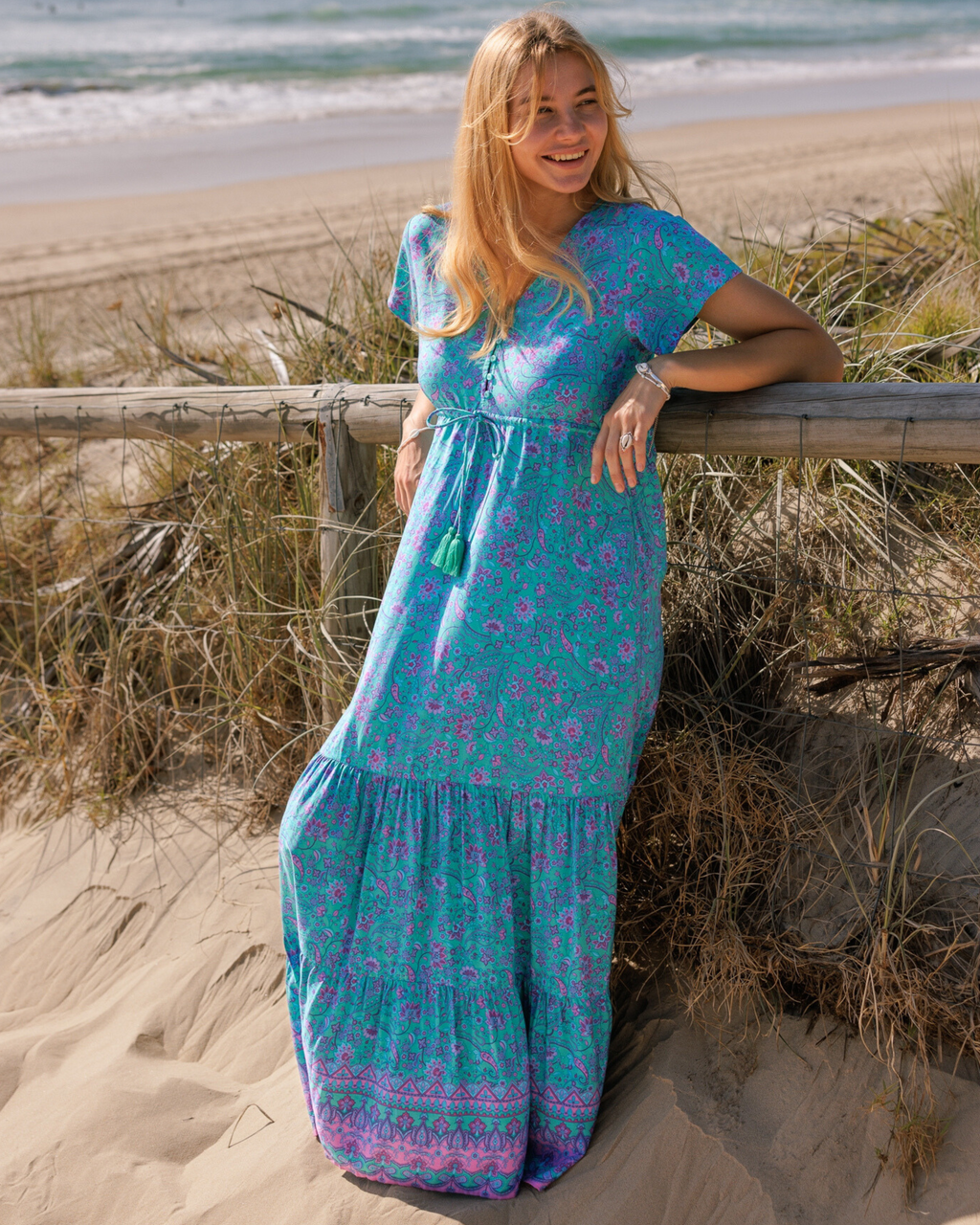 NOLA MAXI DRESS TRANQUILITY