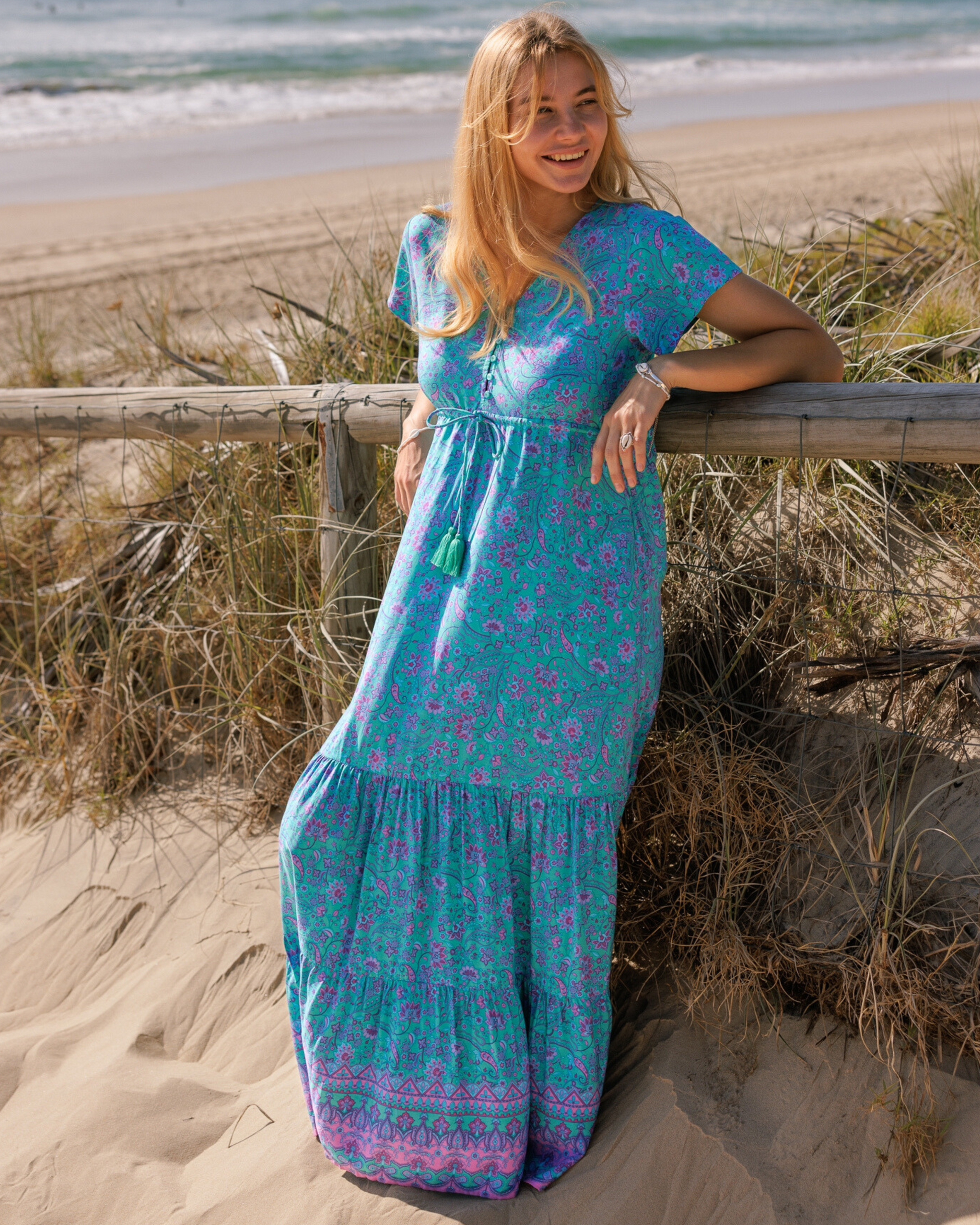 NOLA MAXI DRESS TRANQUILITY