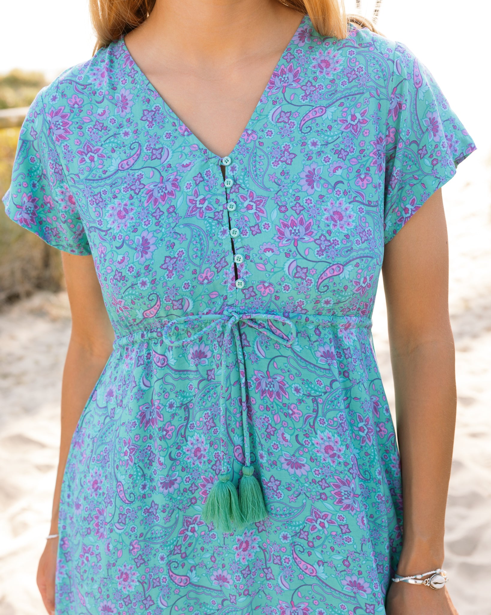 NOLA MAXI DRESS TRANQUILITY