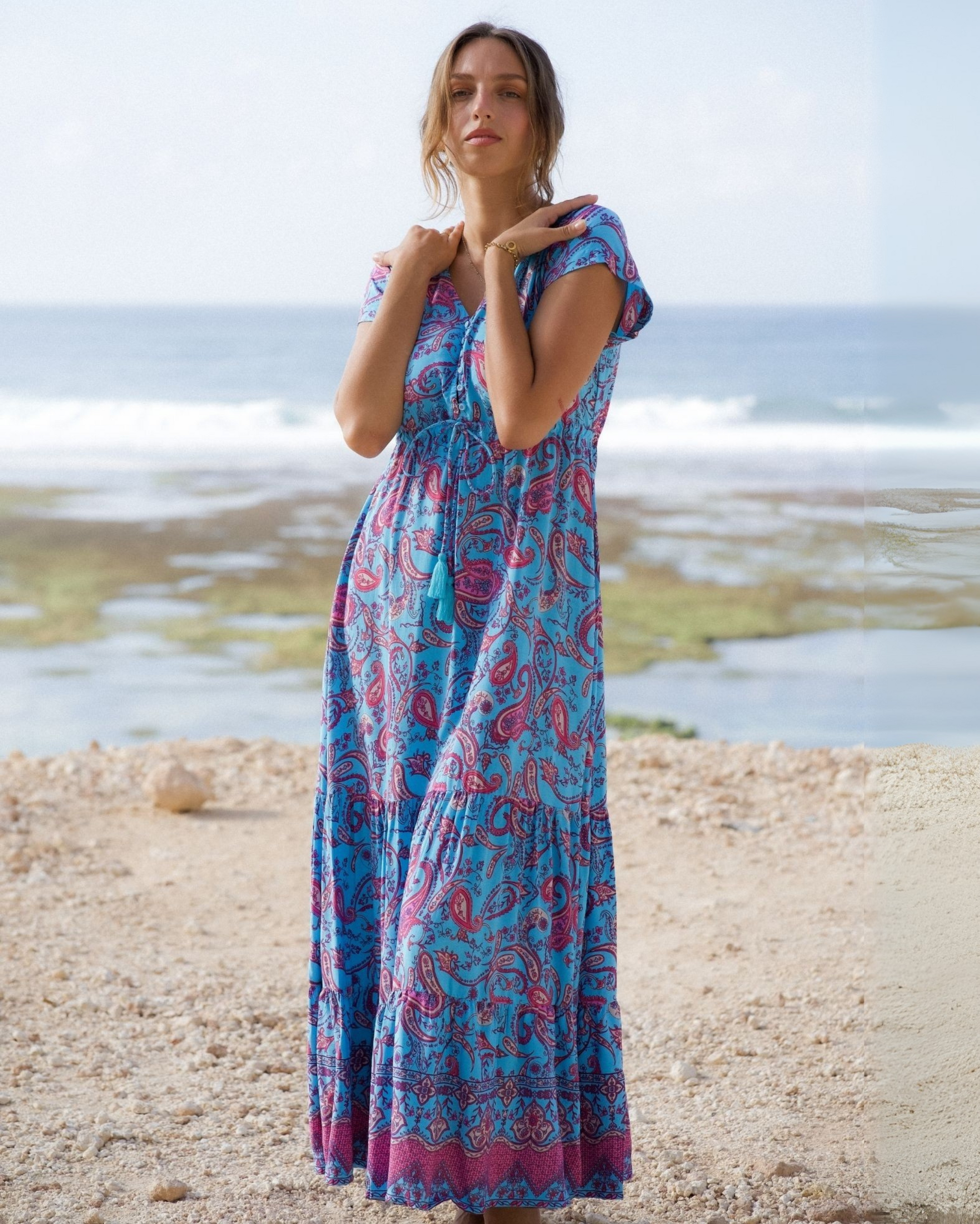 NOLA MAXI DRESS DREAMSCAPE