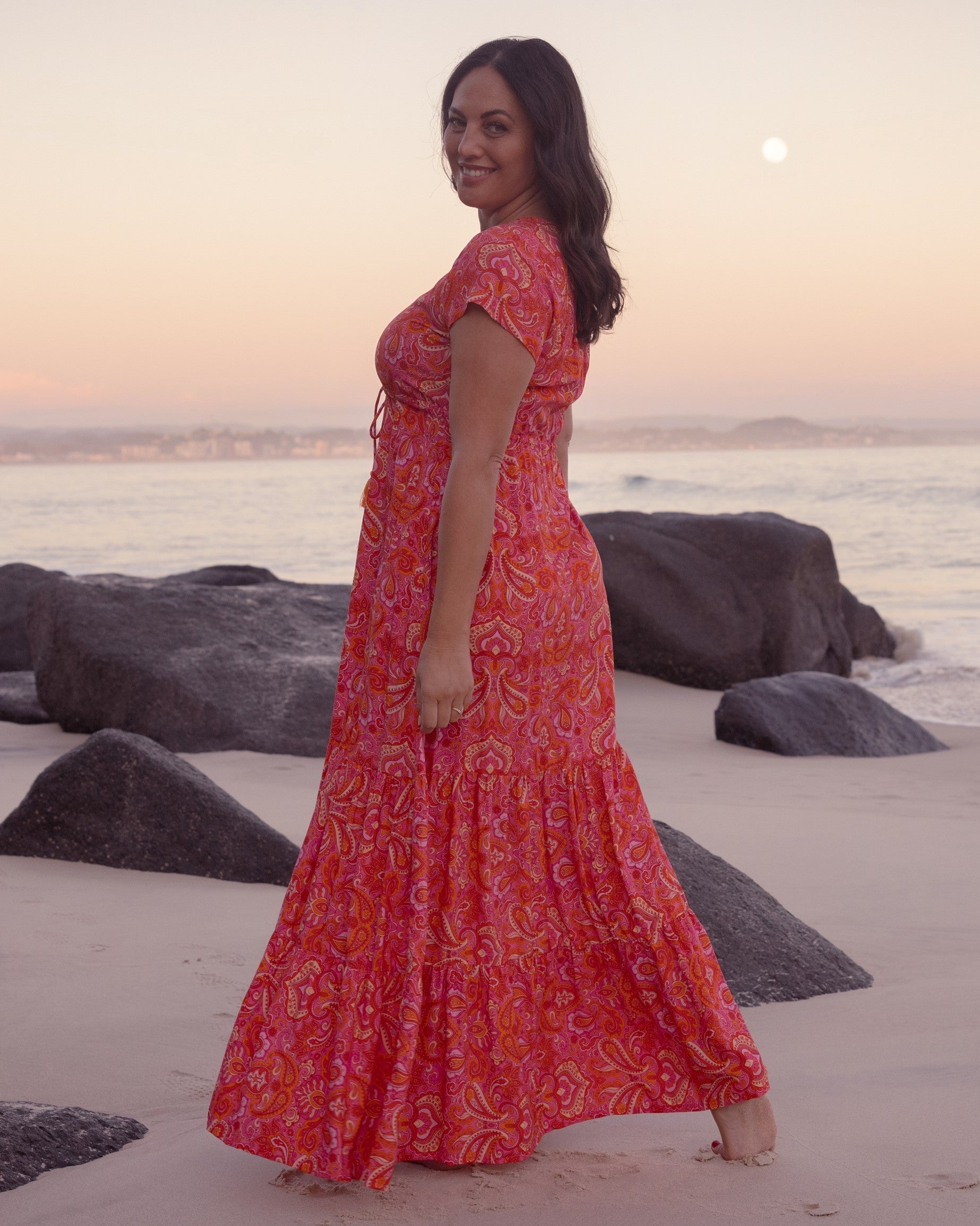 NOLA MAXI DRESS RISING SUN