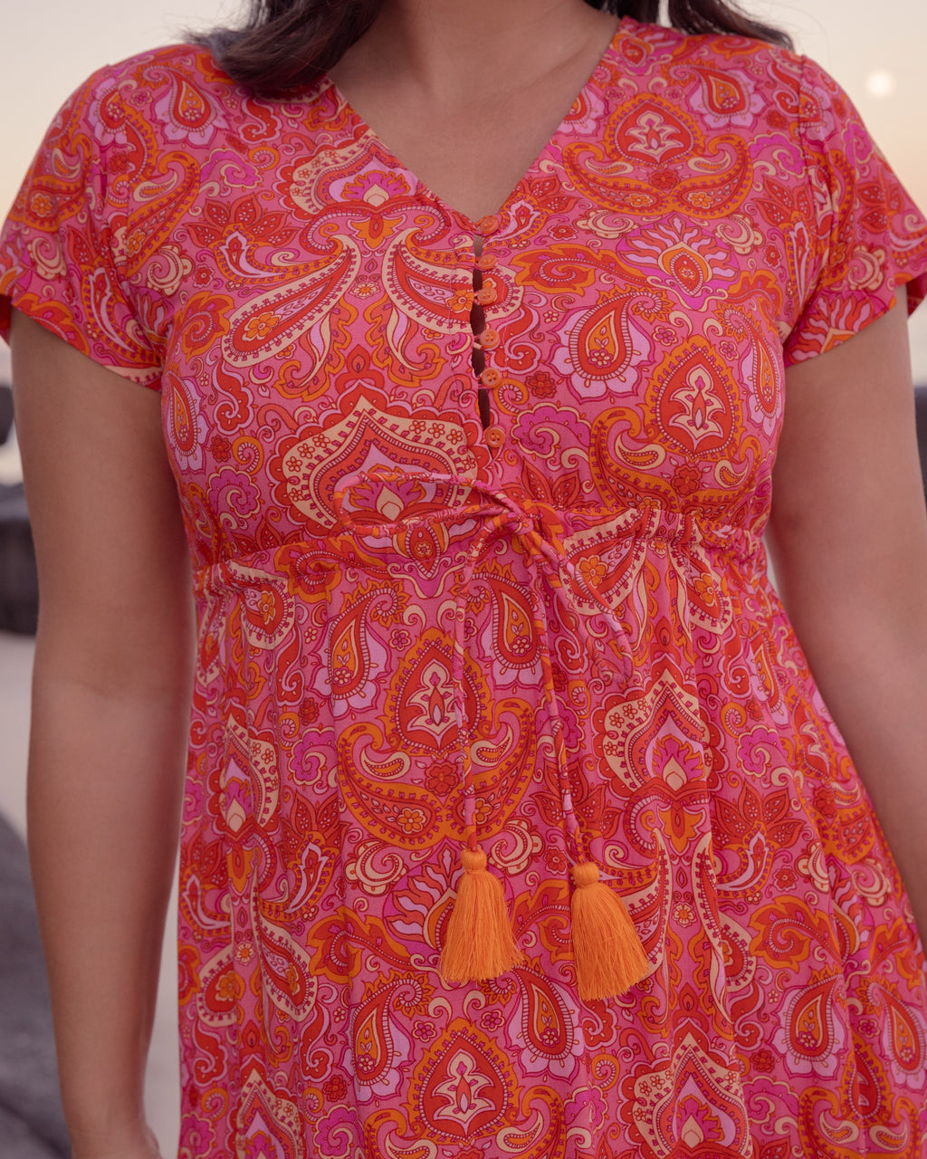 NOLA MAXI DRESS RISING SUN