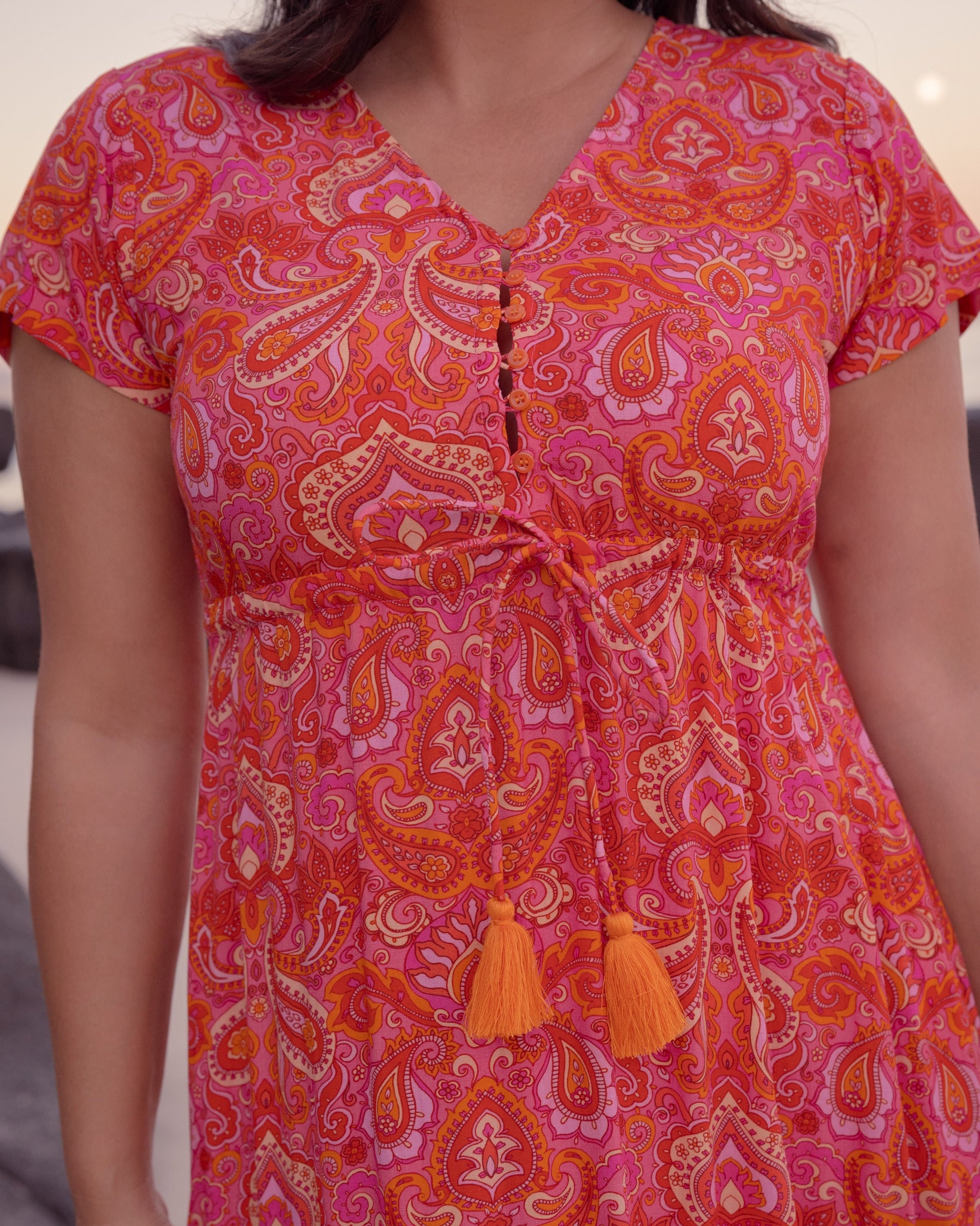 NOLA MAXI DRESS RISING SUN
