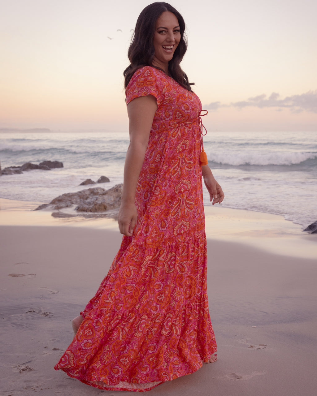 NOLA MAXI DRESS RISING SUN