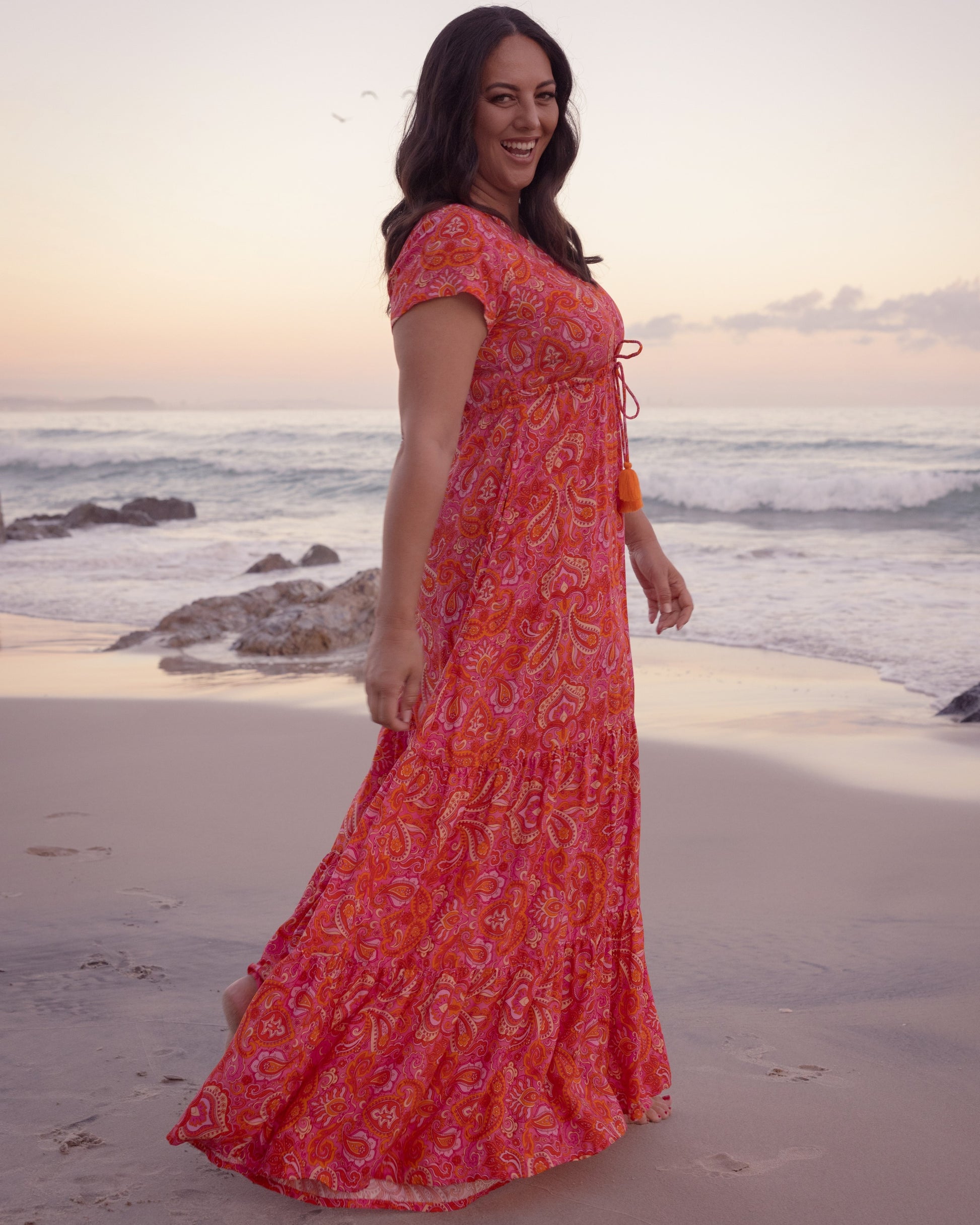 NOLA MAXI DRESS RISING SUN