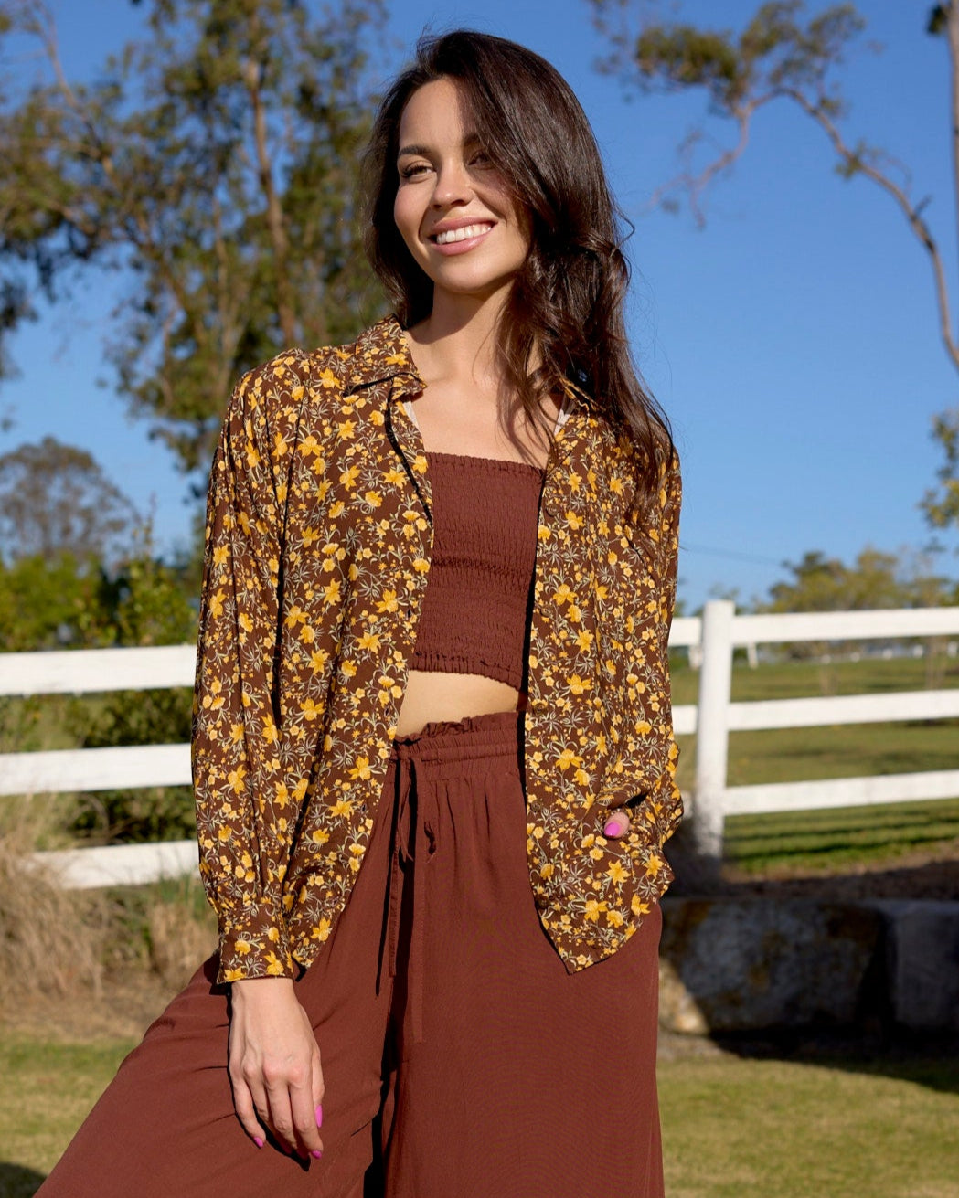 CAMILA SHIRT MARMALADE SKIES