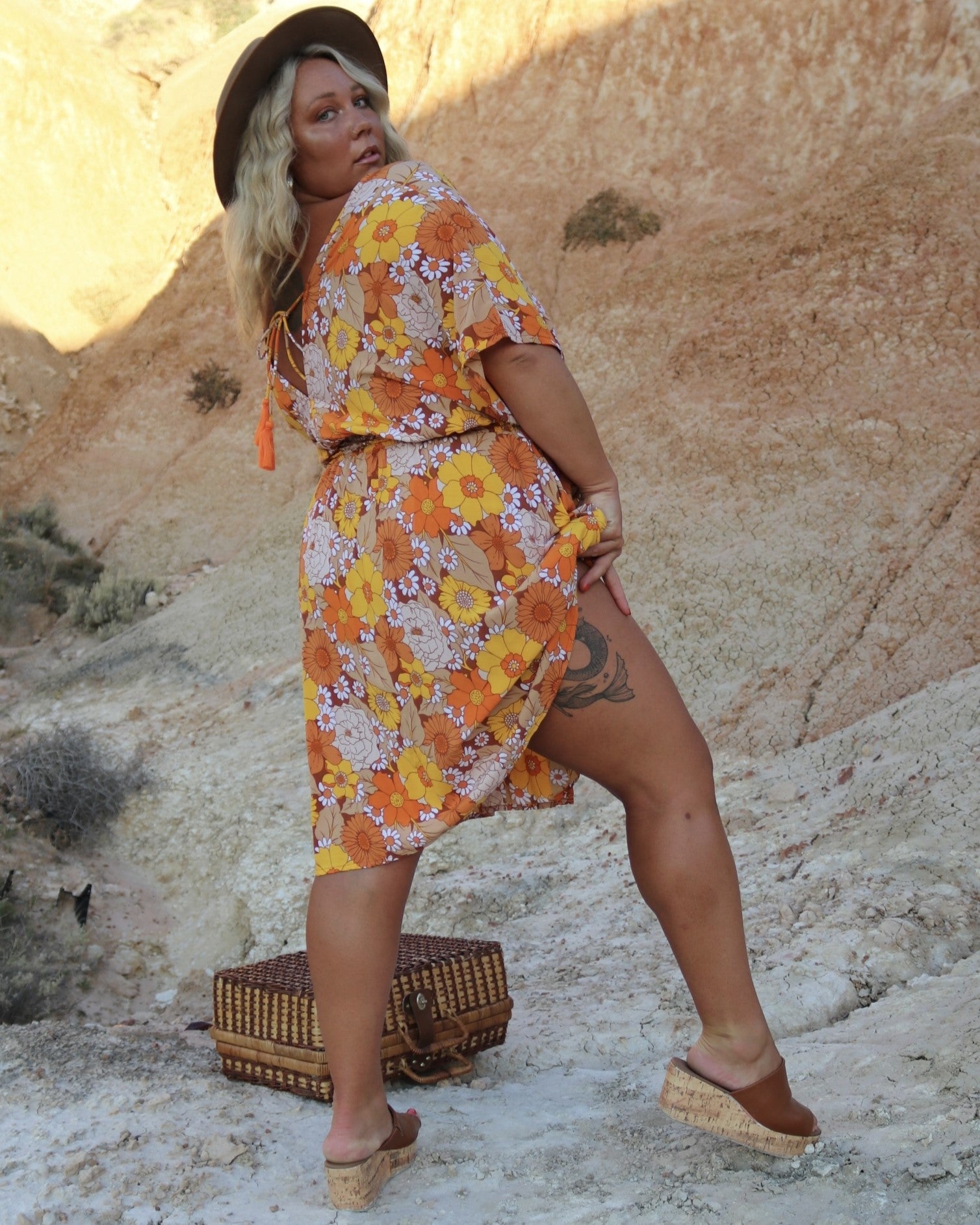 LIA MINI DRESS MARIGOLD
