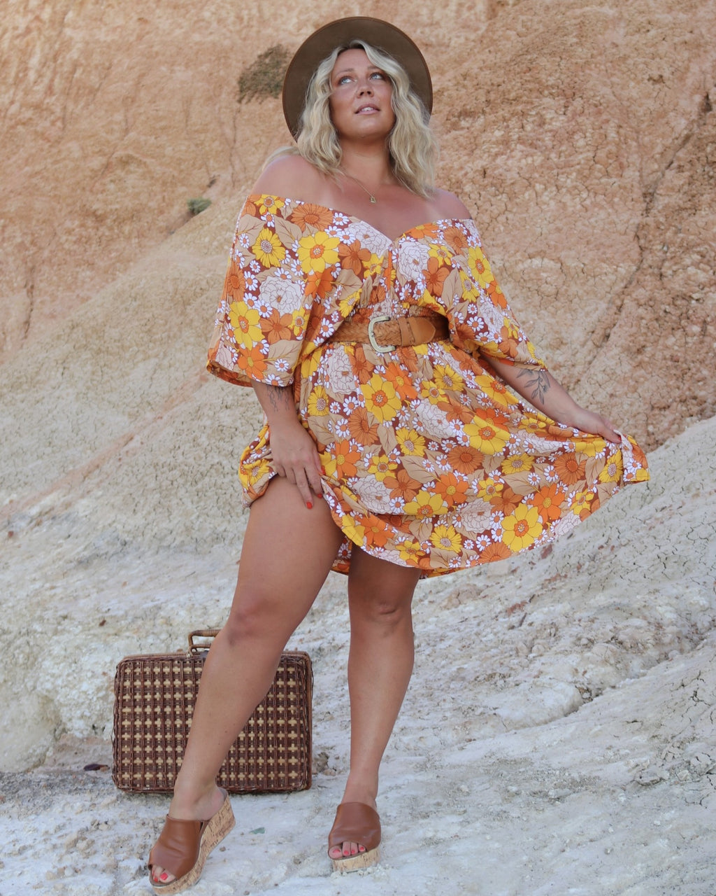 LIA MINI DRESS MARIGOLD