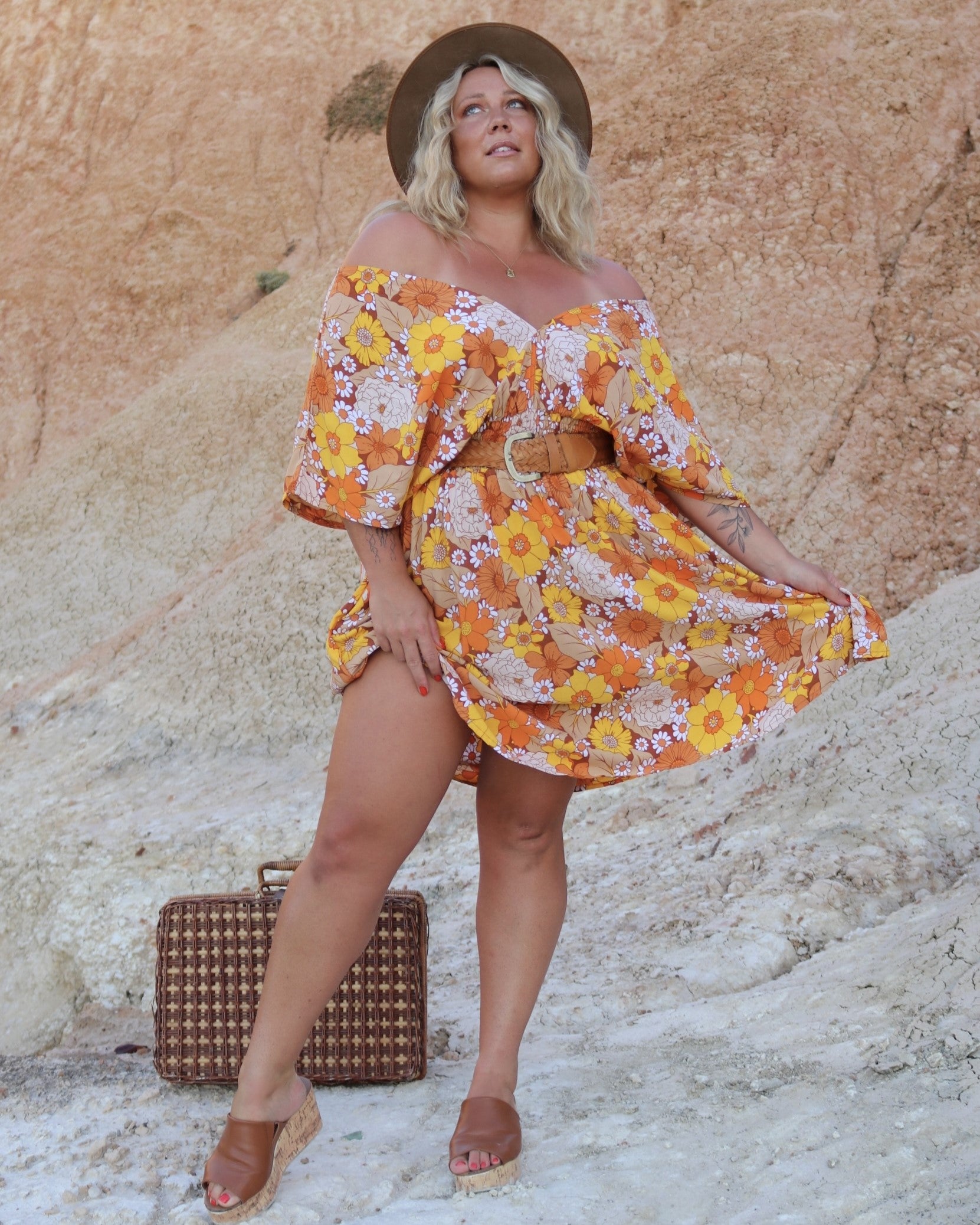 LIA MINI DRESS MARIGOLD