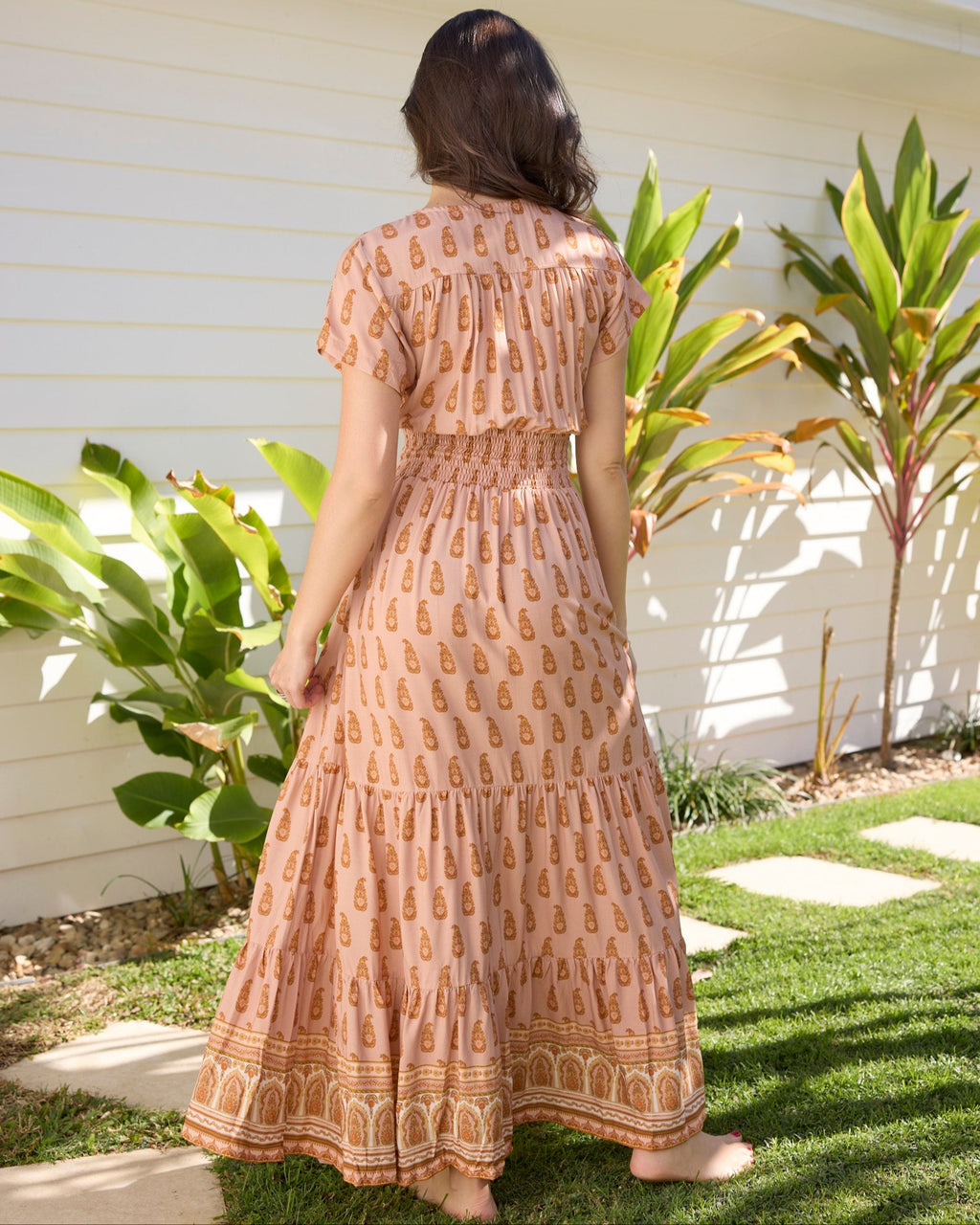 KIARA MAXI DRESS ROSEWOOD