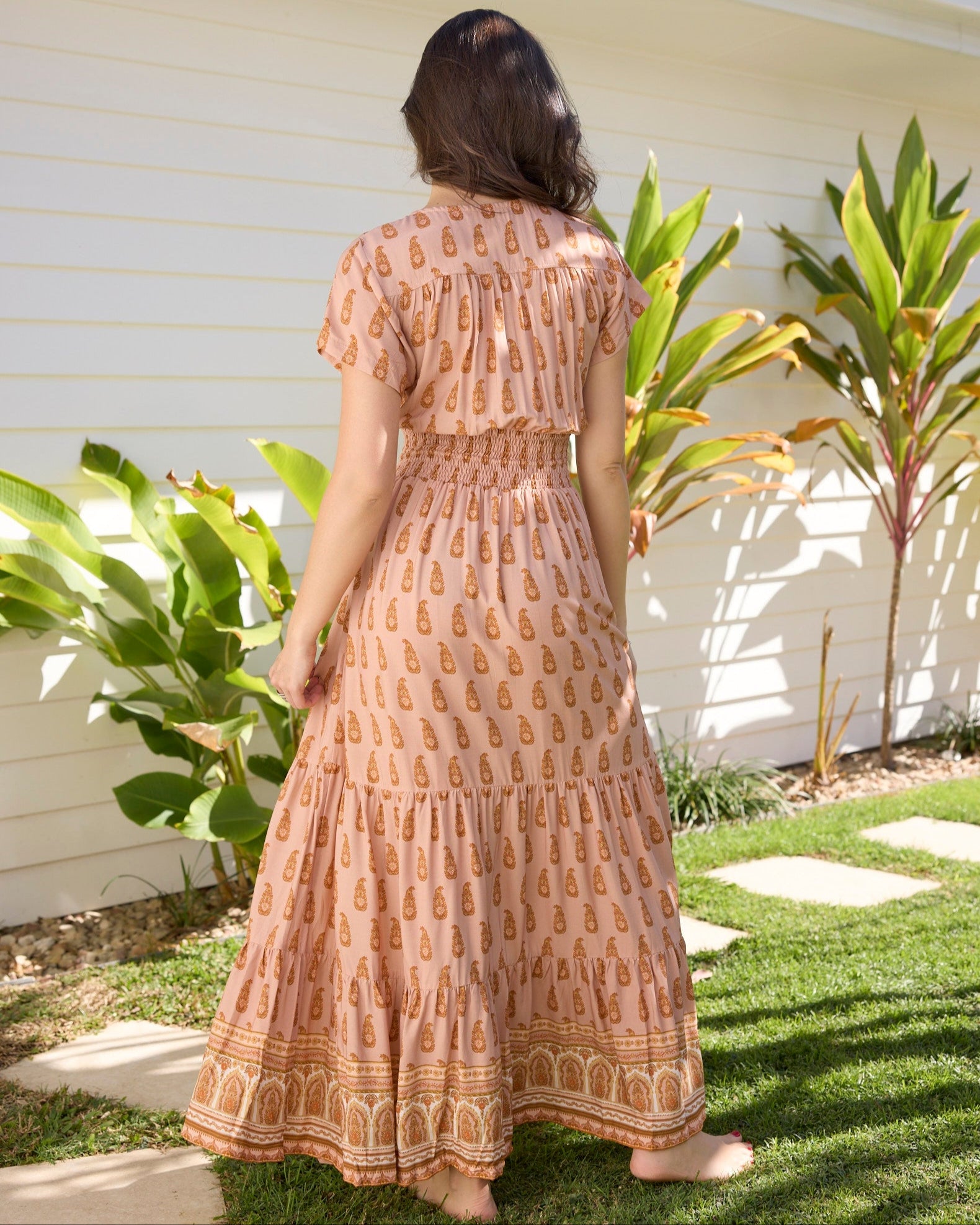 KIARA MAXI DRESS ROSEWOOD